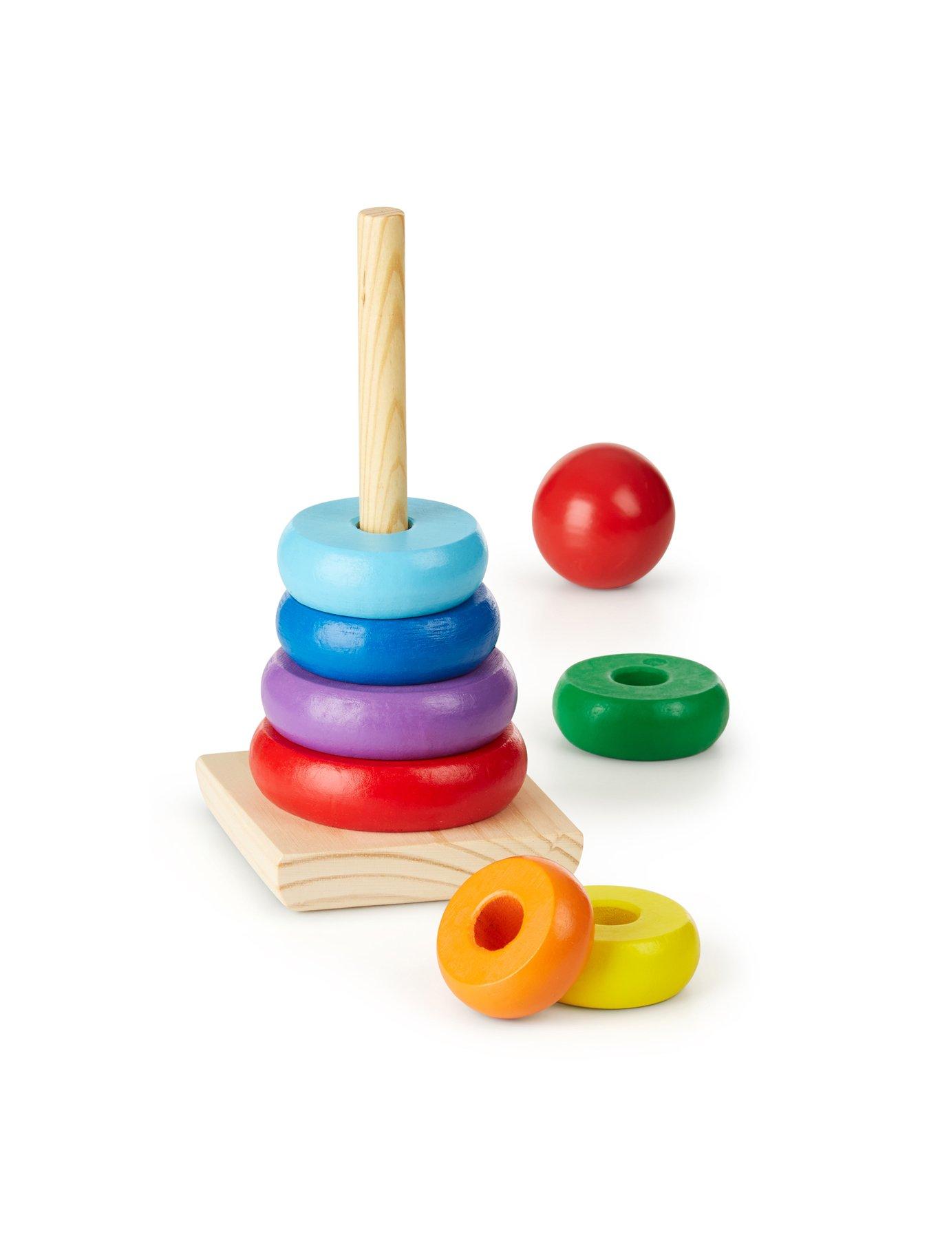 Image 3 of 6 of Melissa & Doug Rainbow Stacker