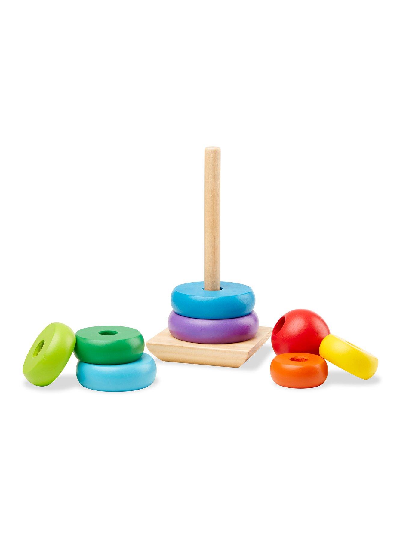 Image 4 of 6 of Melissa & Doug Rainbow Stacker