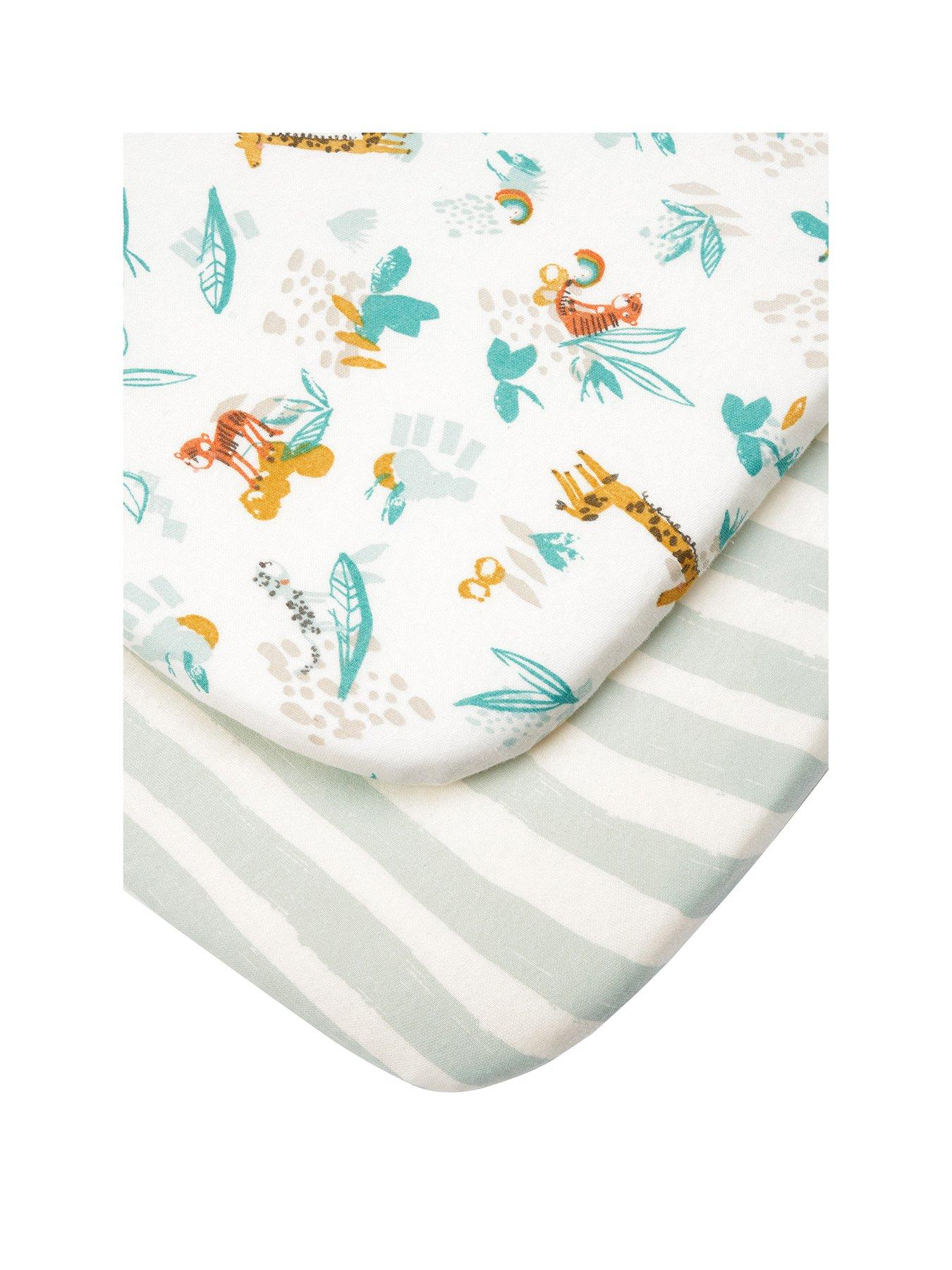 tutti-bambini-bedside-crib-fitted-sheets-2pk-run-wild-multiback