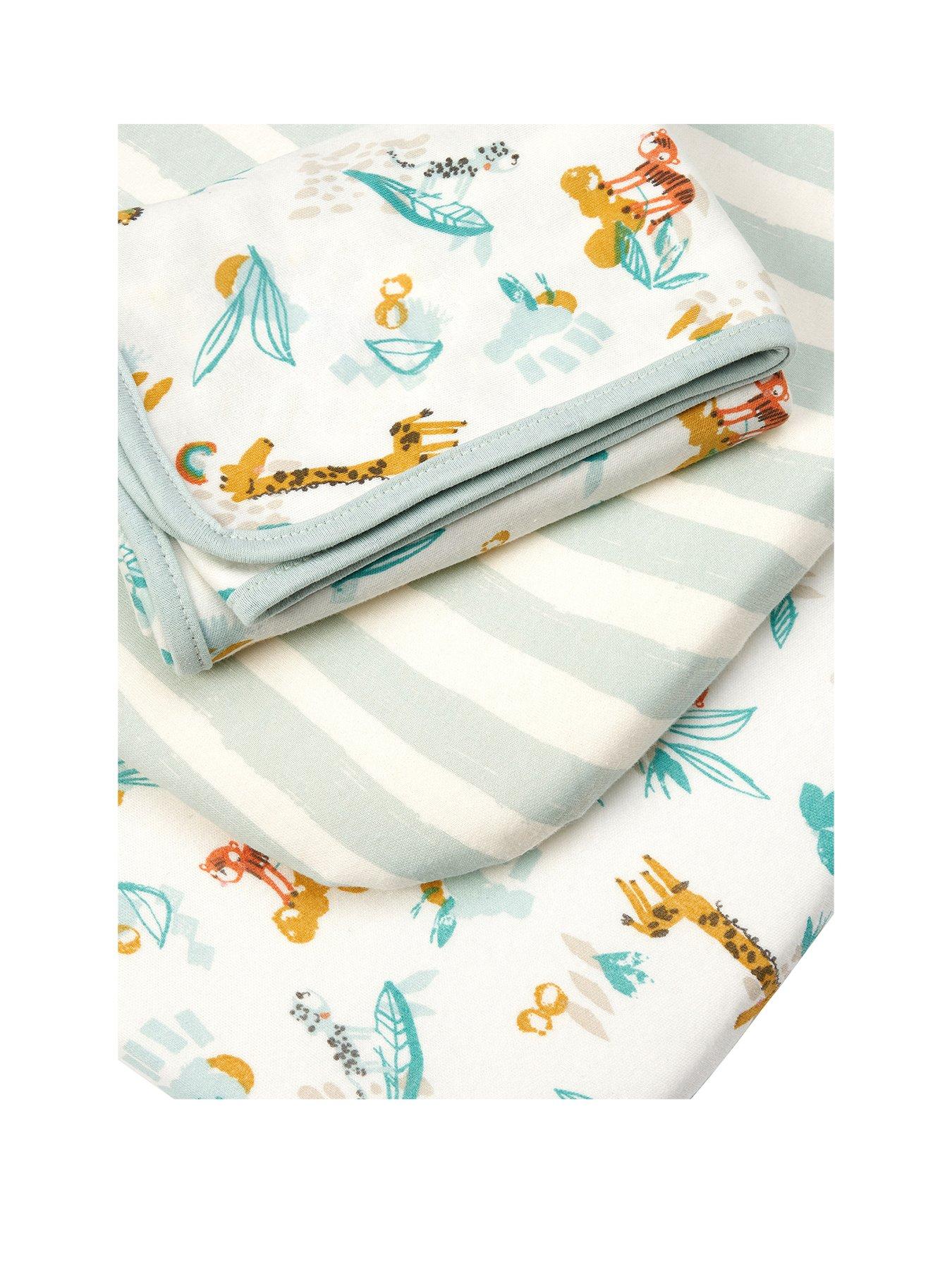 Image 2 of 6 of Tutti Bambini Bedside Crib Starter Pack -Run Wild