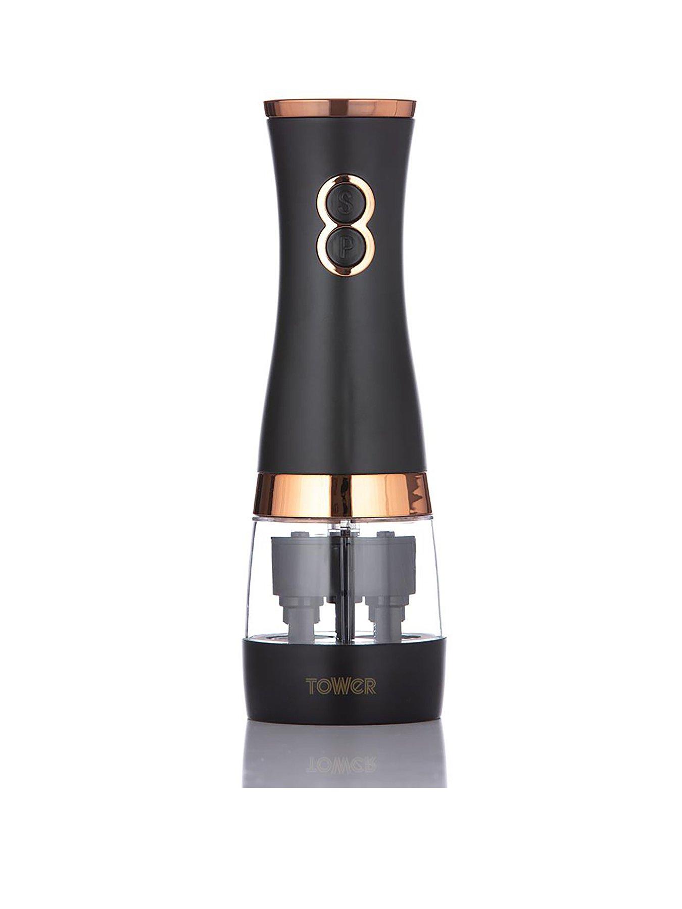 Tower Cavaletto Duo Electric Salt  &  Pepper Mill Black