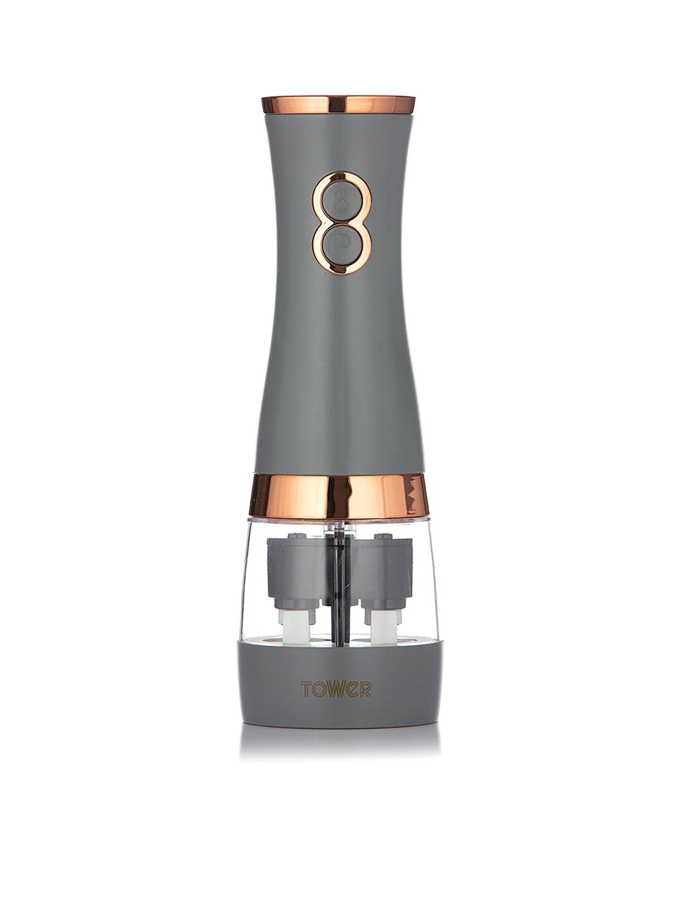 tower-cavaletto-duo-electric-salt-amp-pepper-mill-in-grey