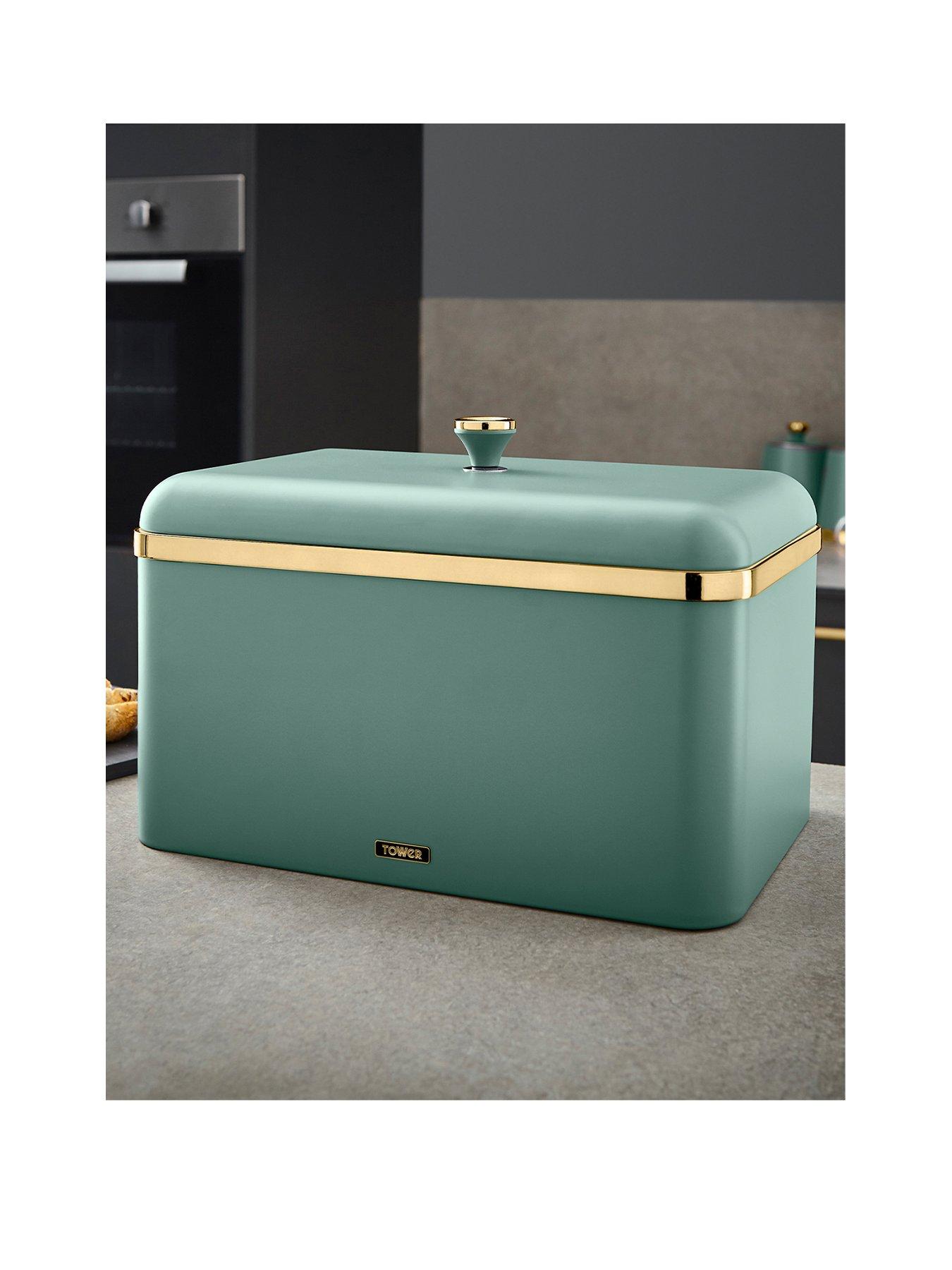 Image 1 of 7 of Tower Cavaletto Bread Bin in Green