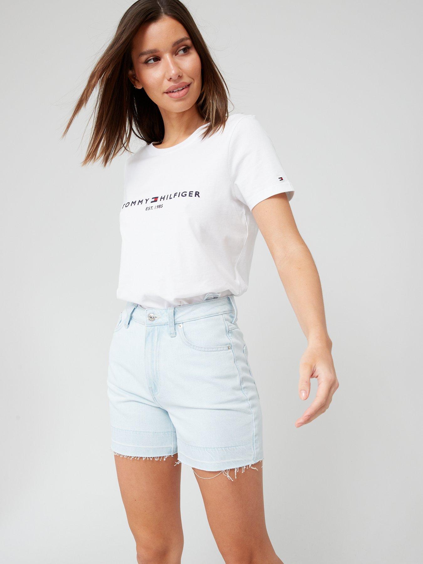 Image of Tommy Hilfiger Tommy Hilfiger Crew Neck T-Shirt - White