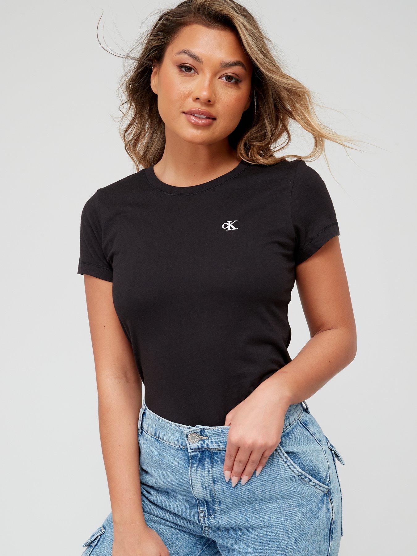 Calvin klein t shirts women's best sale