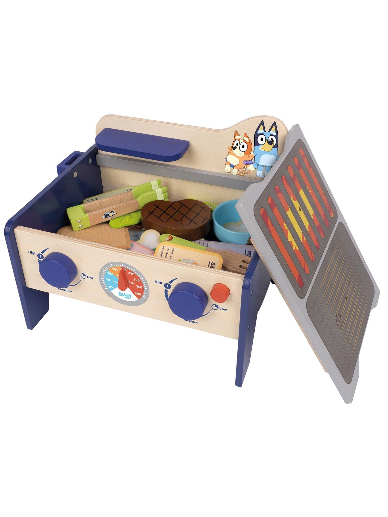 Image 4 of 6 of Bluey Wooden BBQ &amp; Salad Set