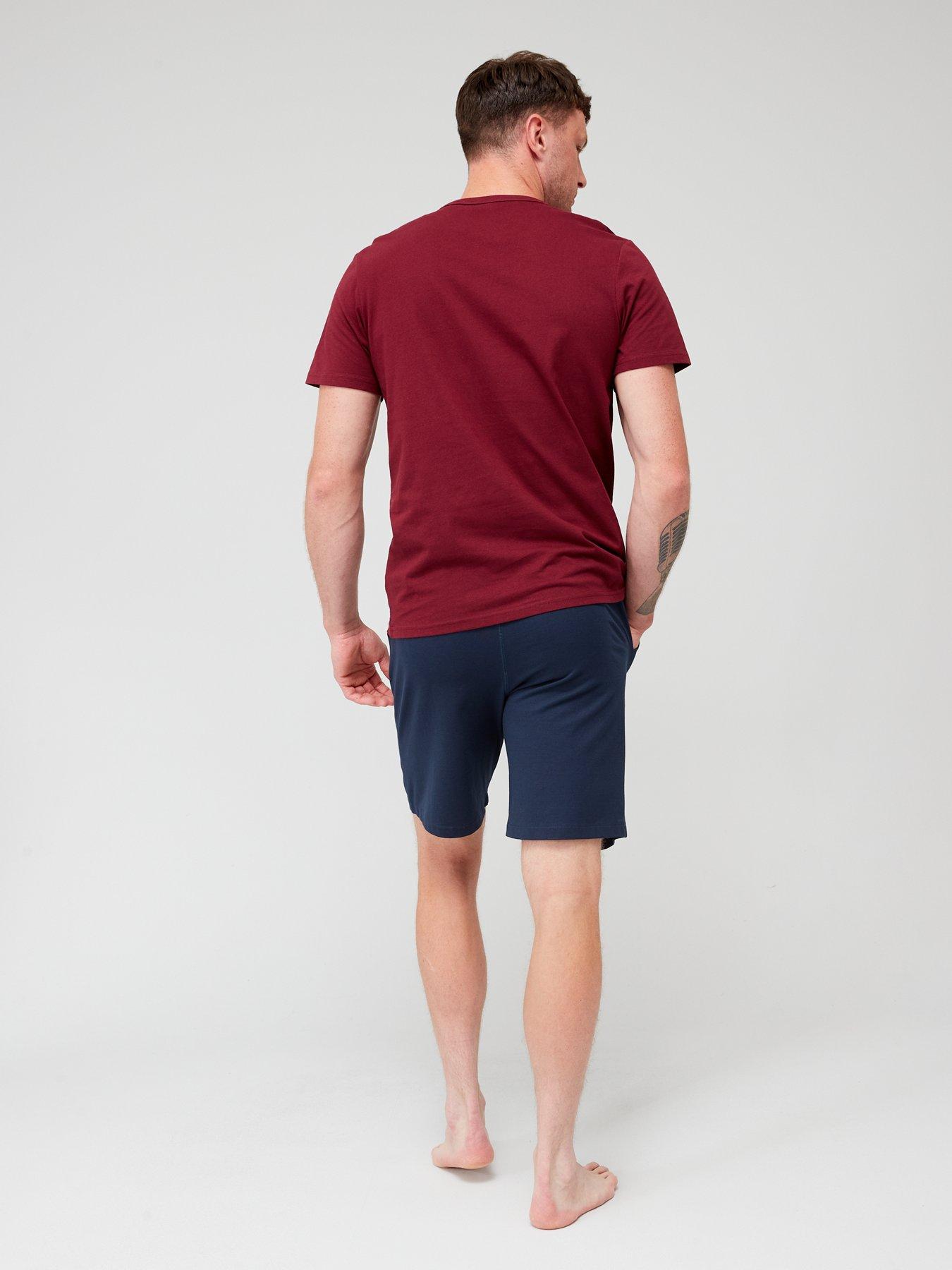 everyday-t-shirt-shorts-pj-set-rednavystillFront