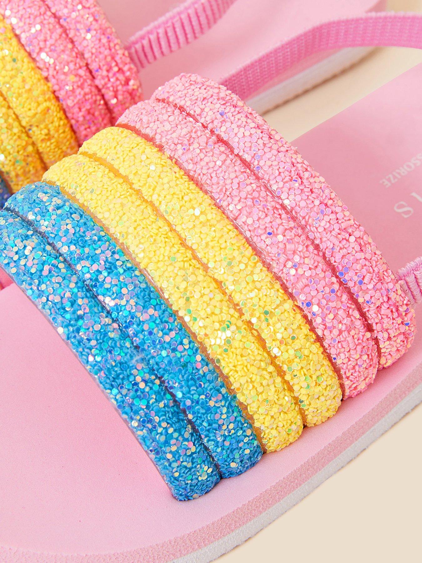 Multi glitter rainbow discount sliders