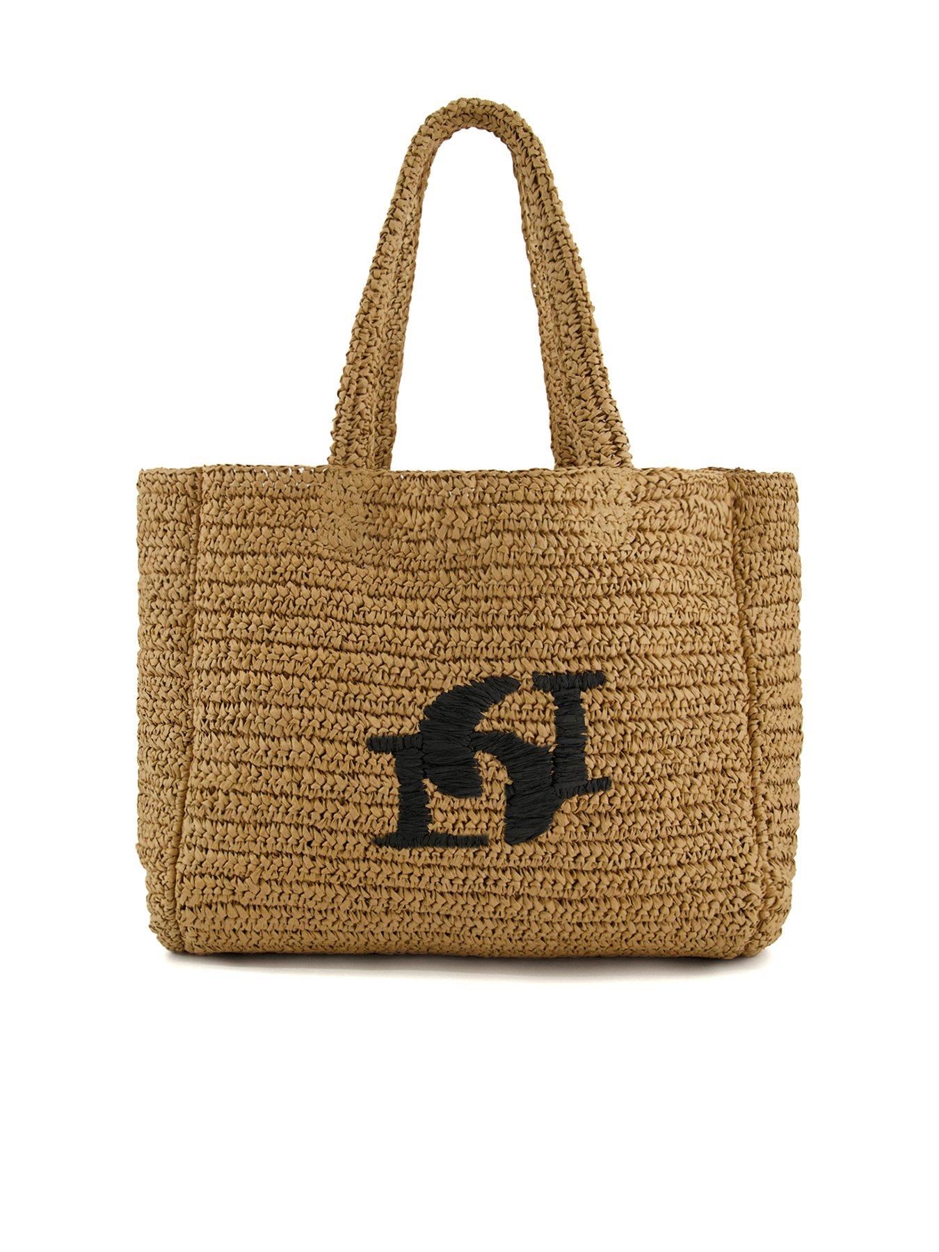 Dune London Dune London Drifting Woven Raffia Beach Tote Natural