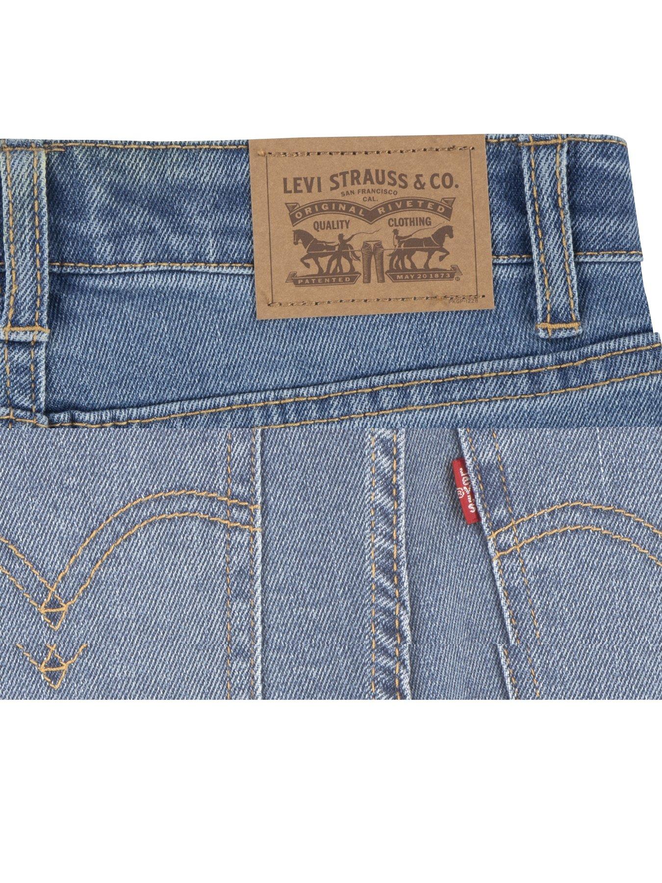 levis-girlsnbspgirlfriend-denimnbspshorts-bluedetail