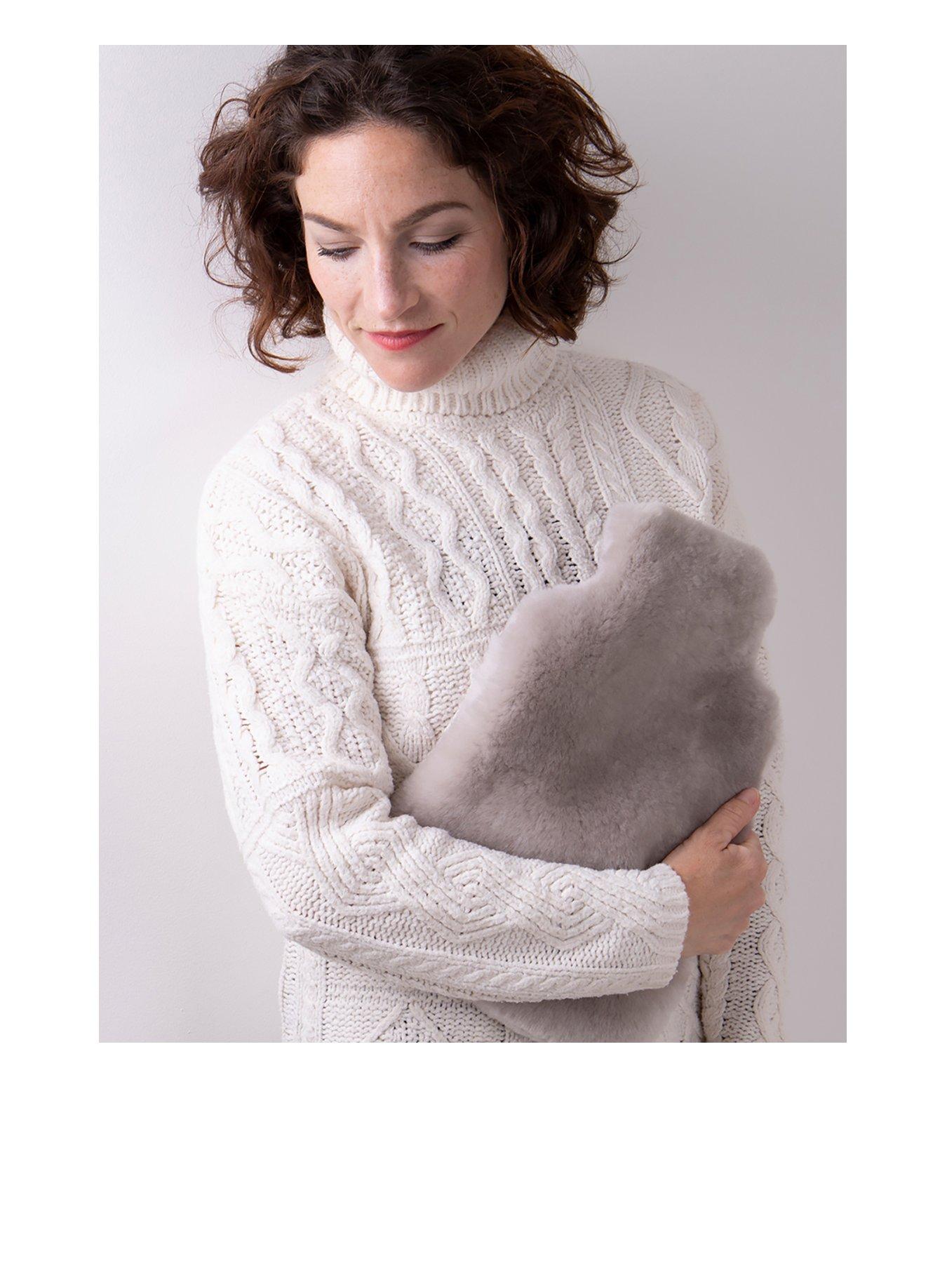 just-sheepskin-rebecca-hot-water-bottle-grey