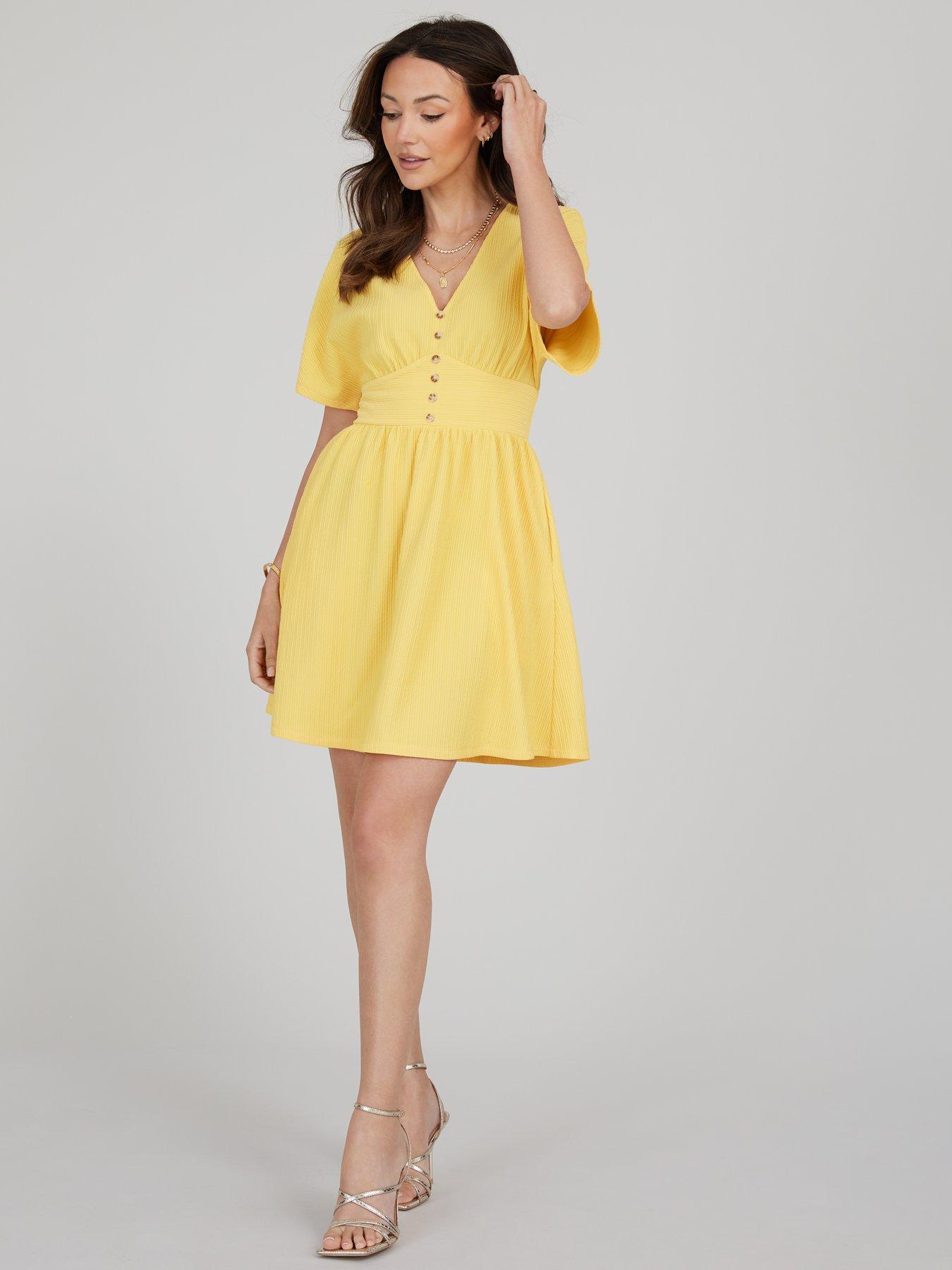 Michelle keegan hotsell yellow dress