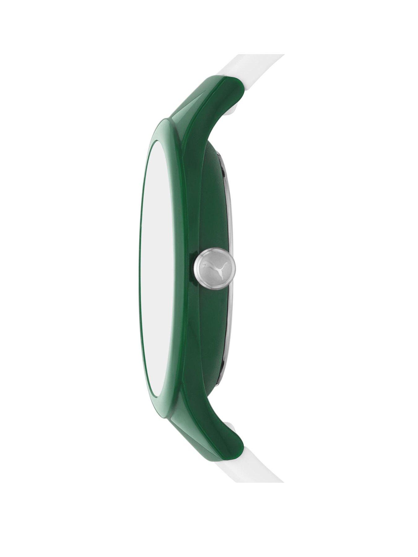 puma-contour-3-hand-green-and-white-polyurethane-watchstillFront