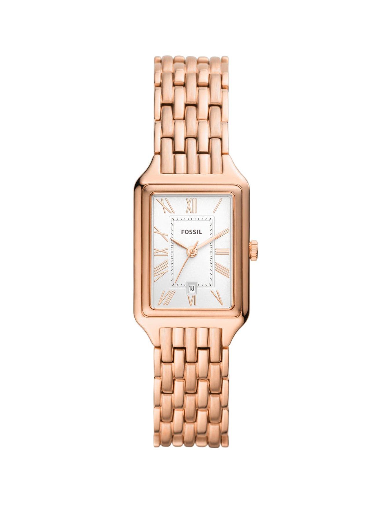 Fossil Raquel Rose Gold Tone Leather Watch Very Ireland