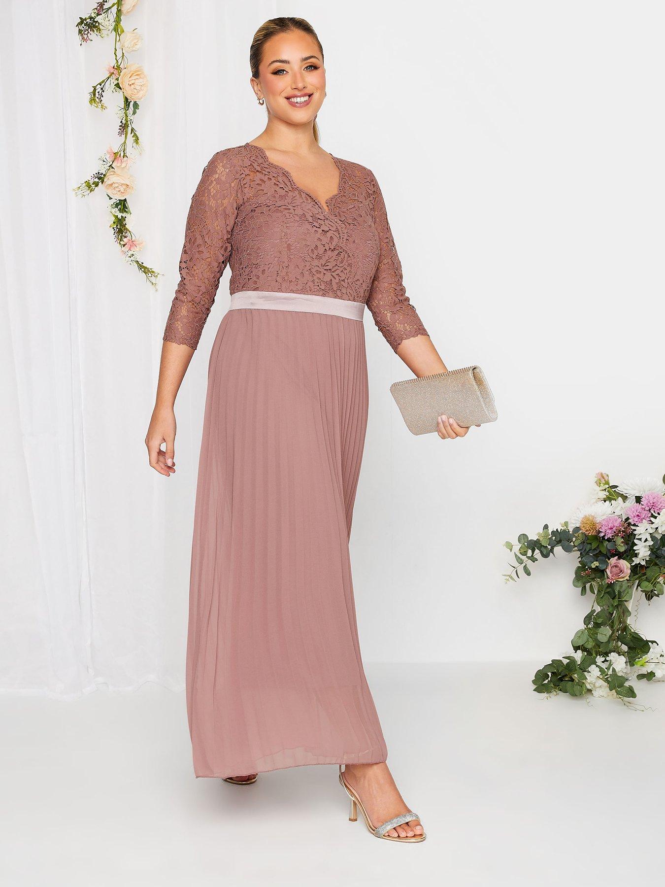 yours-yours-occasion-lace-wrap-pleat-maxi-dress