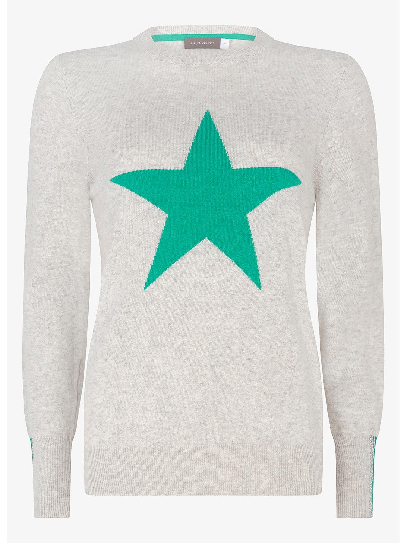 Mint velvet grey star jumper sale