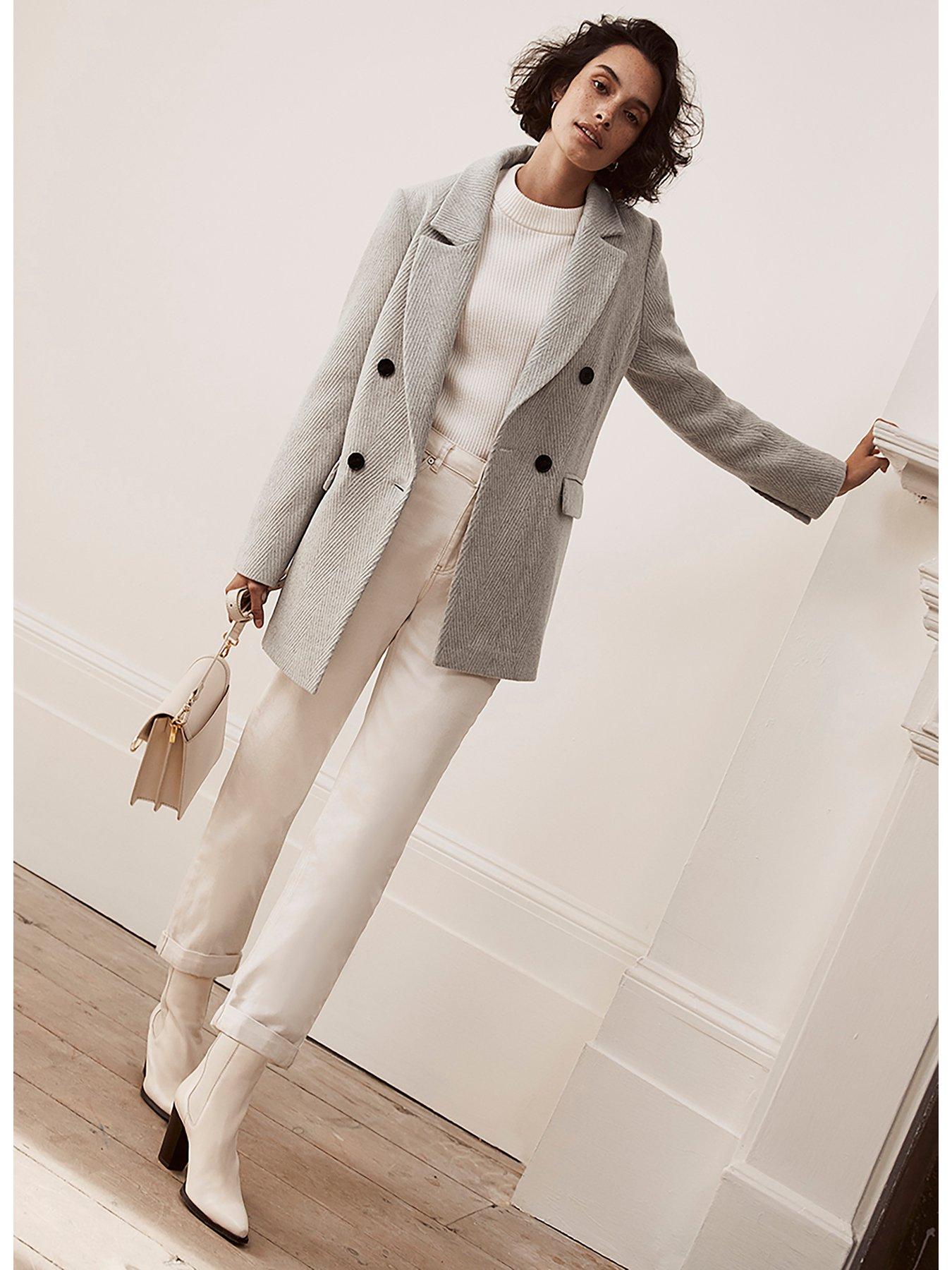 Mint velvet cream outlet coat