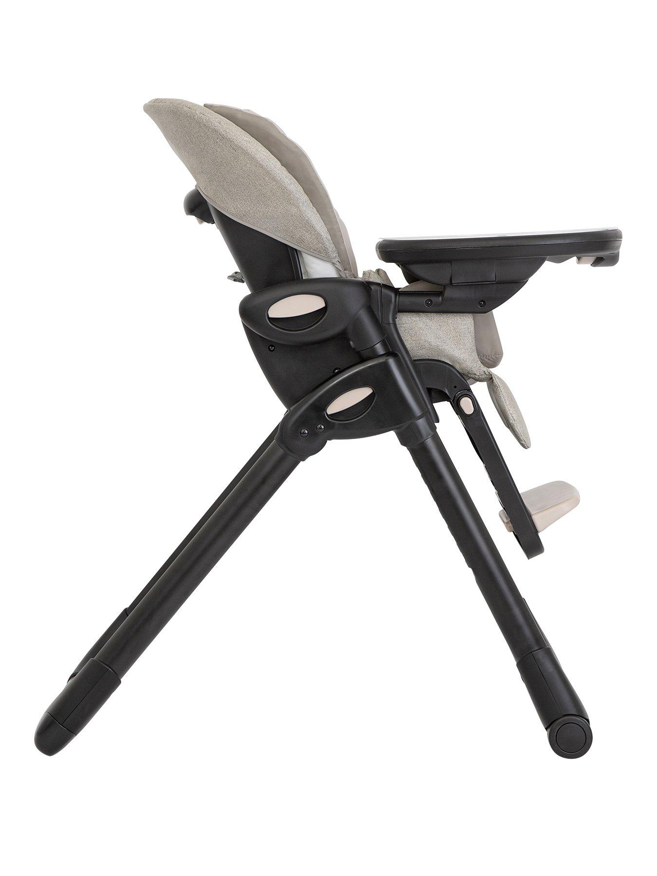 Image 3 of 8 of Joie Mimzy Recline Highchair- Speckled - Beige