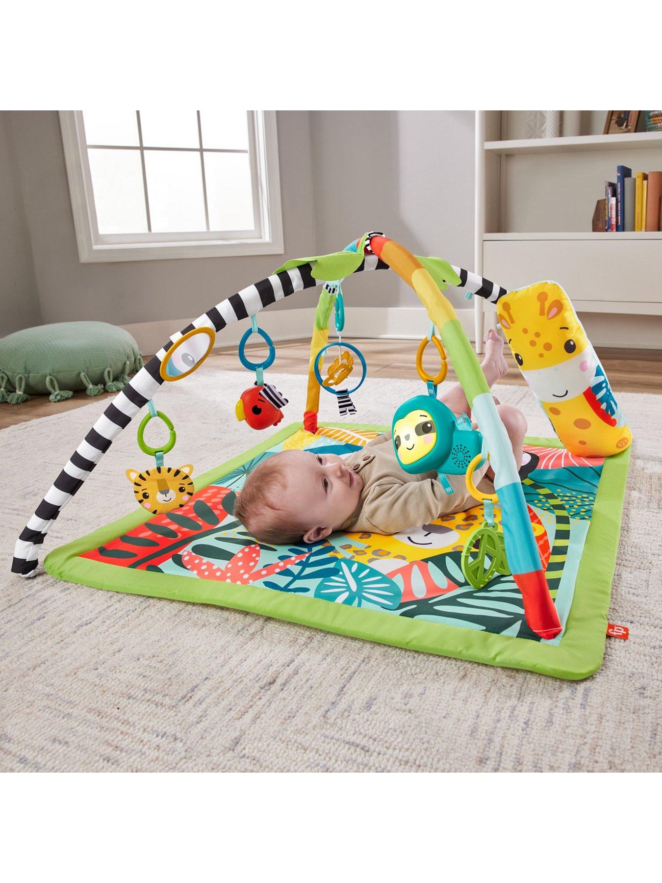 Image 1 of 8 of Fisher-Price 3-in-1 Rainforest Sensory Baby Gym