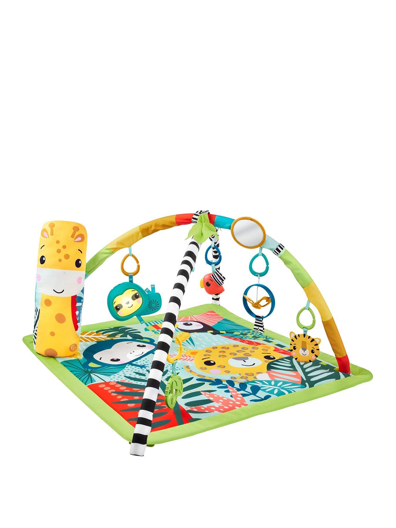 Image 2 of 8 of Fisher-Price 3-in-1 Rainforest Sensory Baby Gym