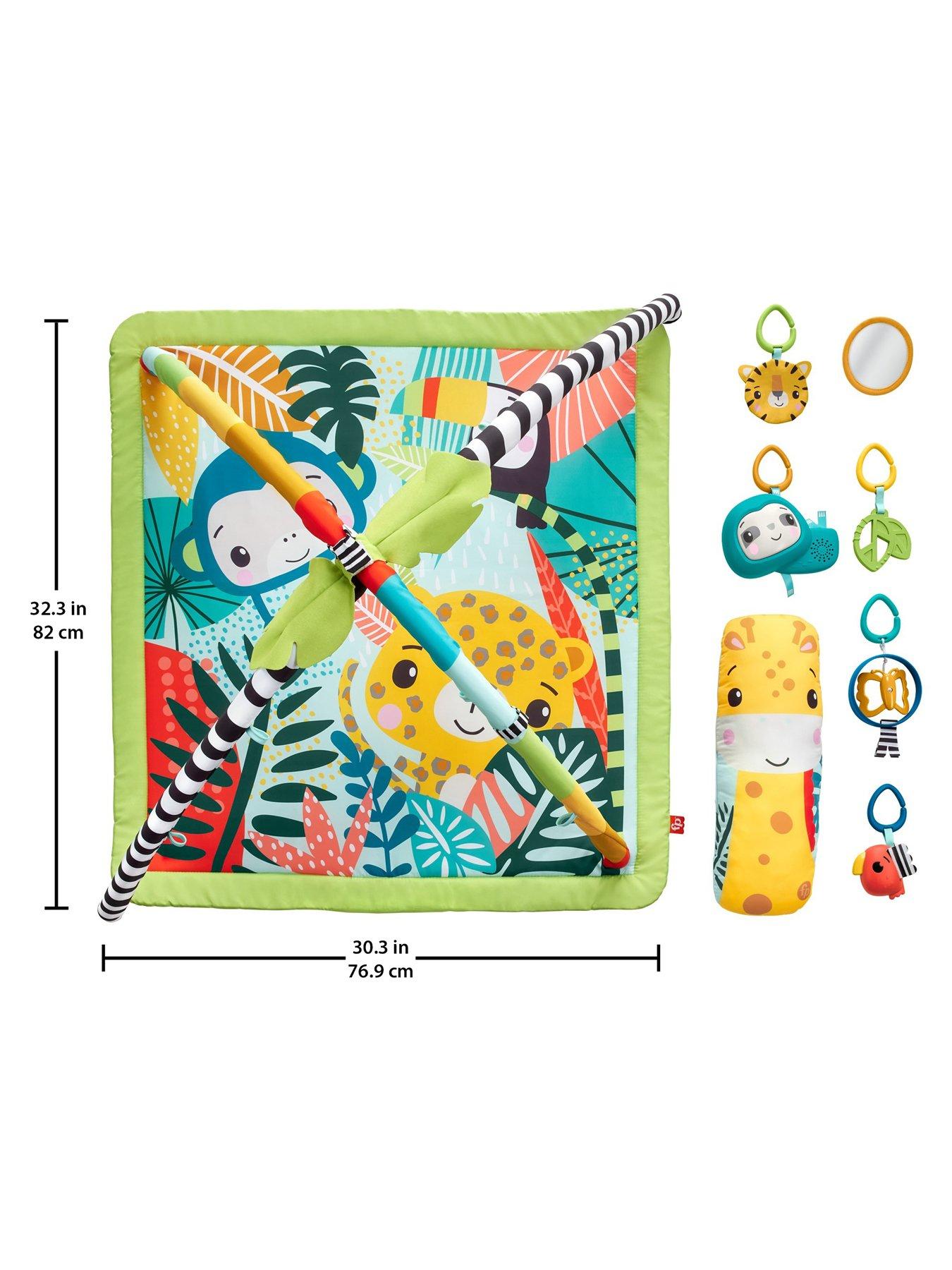 Image 6 of 8 of Fisher-Price 3-in-1 Rainforest Sensory Baby Gym