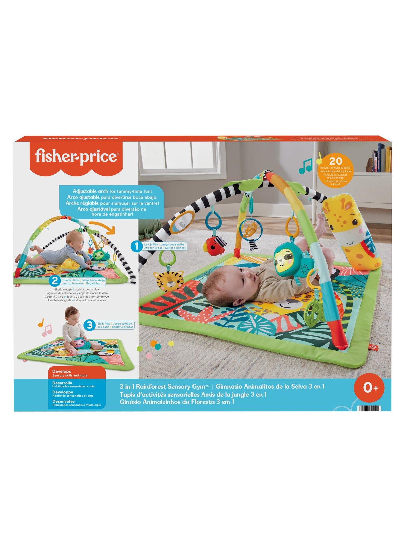 Image 7 of 8 of Fisher-Price 3-in-1 Rainforest Sensory Baby Gym