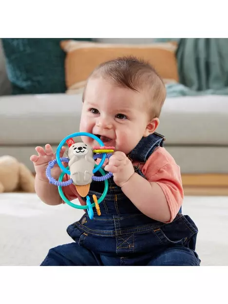 prod1092224830: Twist & Teethe Otter Sensory Baby Toy