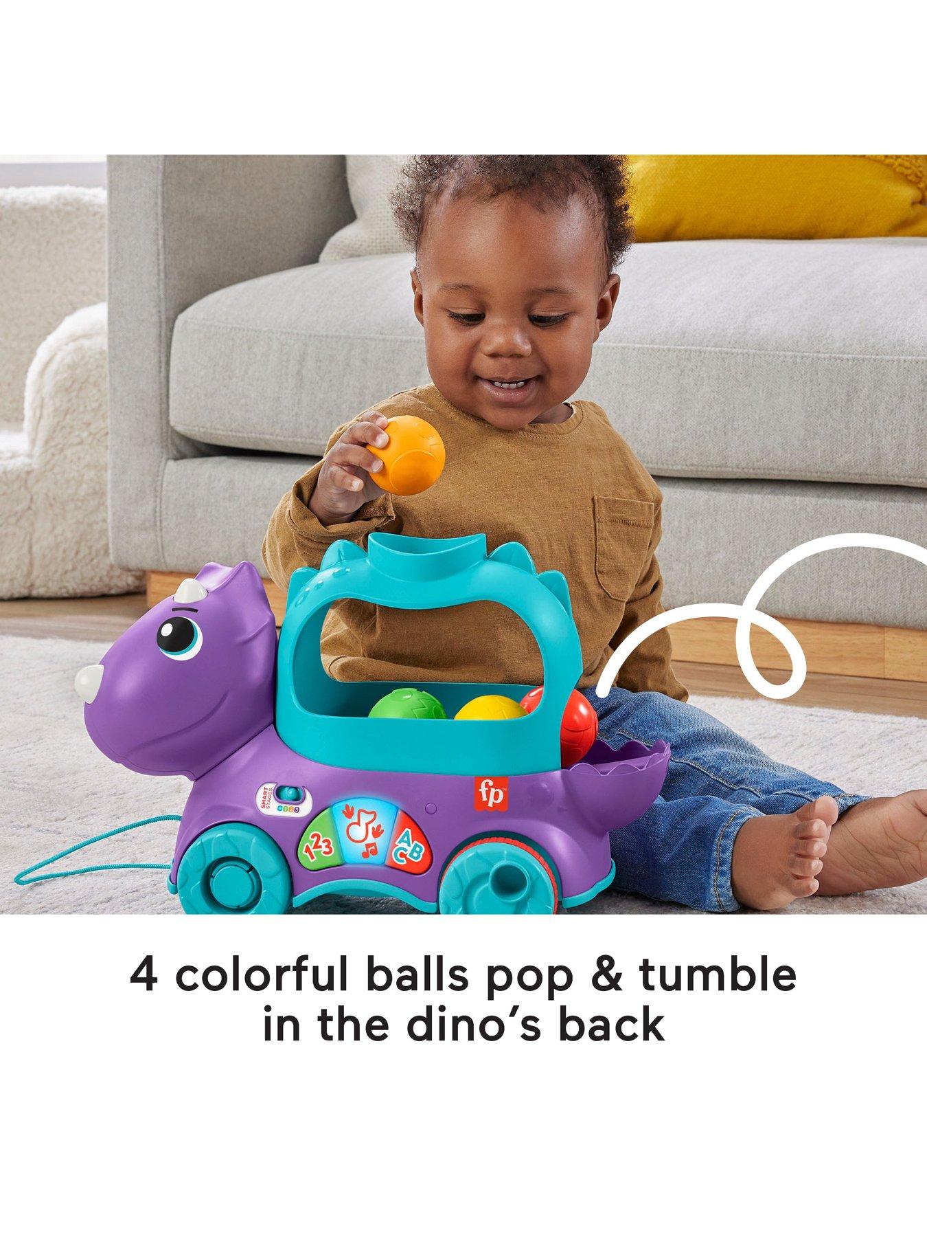 Image 3 of 8 of Fisher-Price Poppin' Triceratops Learning Activity Toy