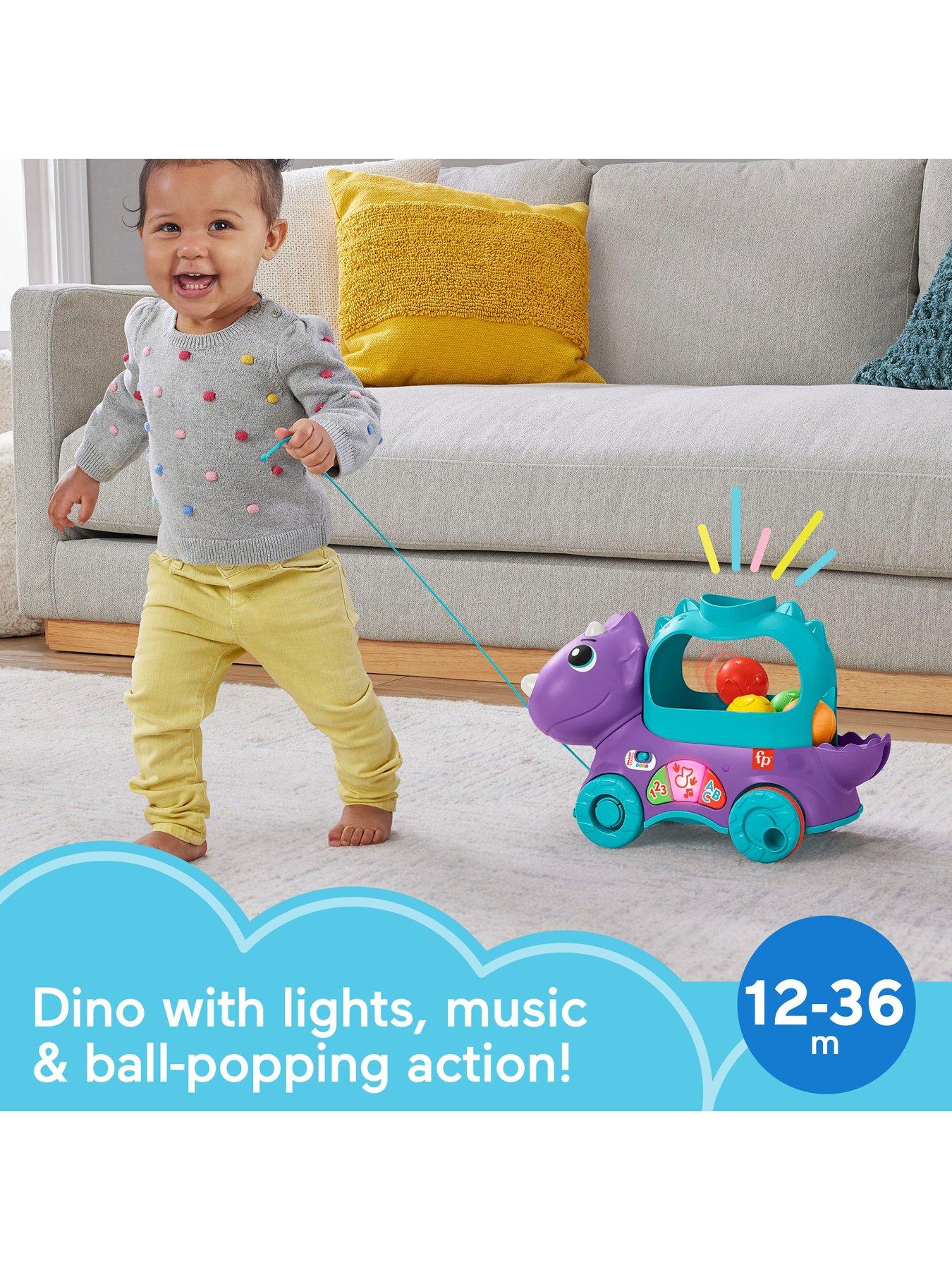 Image 5 of 8 of Fisher-Price Poppin' Triceratops Learning Activity Toy