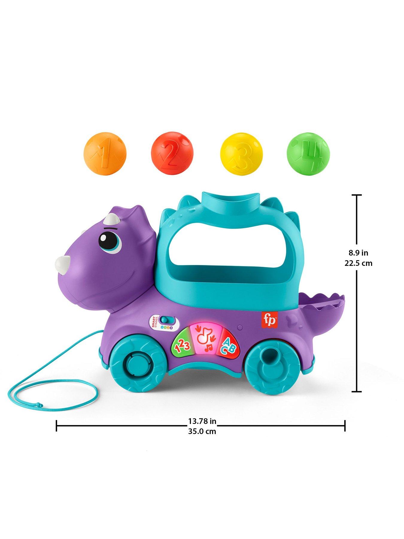 Image 6 of 8 of Fisher-Price Poppin' Triceratops Learning Activity Toy
