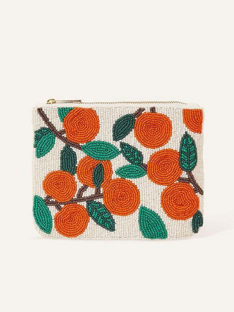accessorize-beaded-oranges-pouch