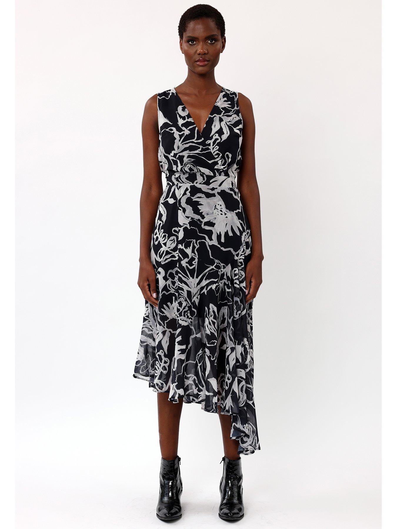 religion-amber-wrap-front-midi-dress--blackback