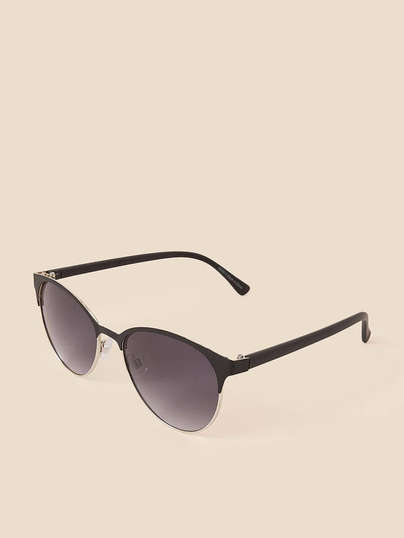 accessorize-metal-detail-clubmaster-sunglasses