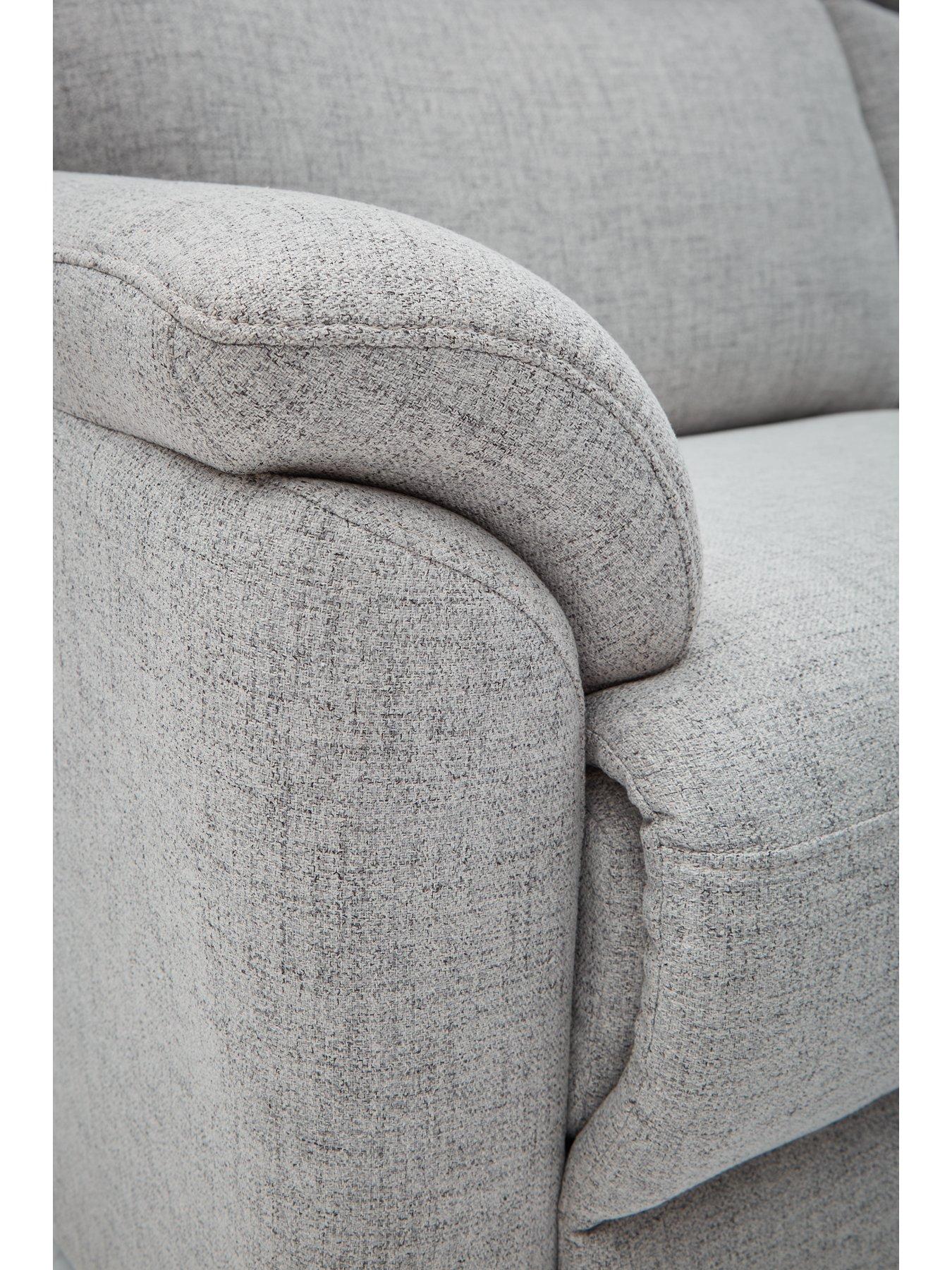 very-home-linea-fabric-manual-recliner-3-seater-sofadetail