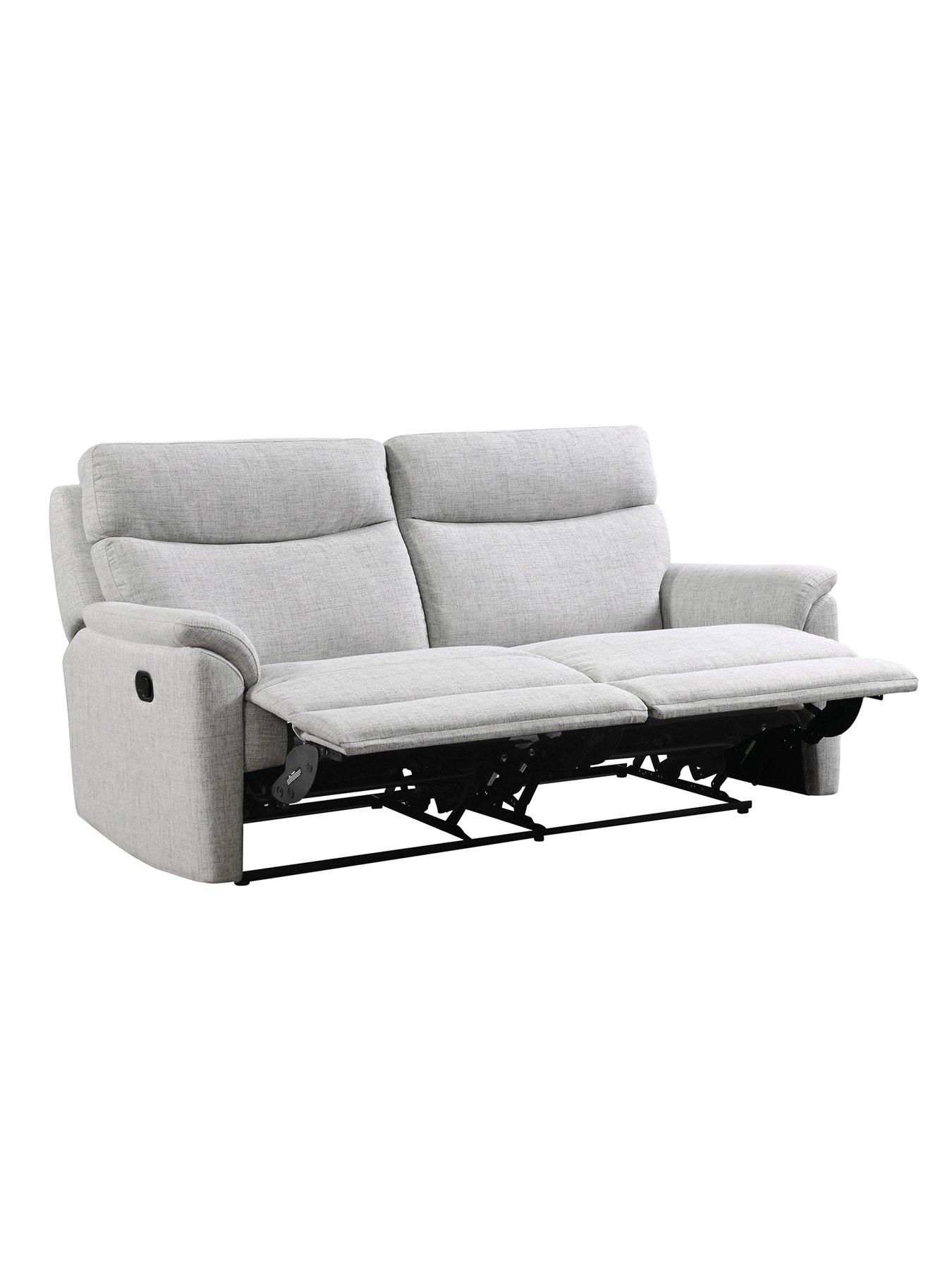 very-home-linea-fabric-manual-recliner-2-seater-sofadetail