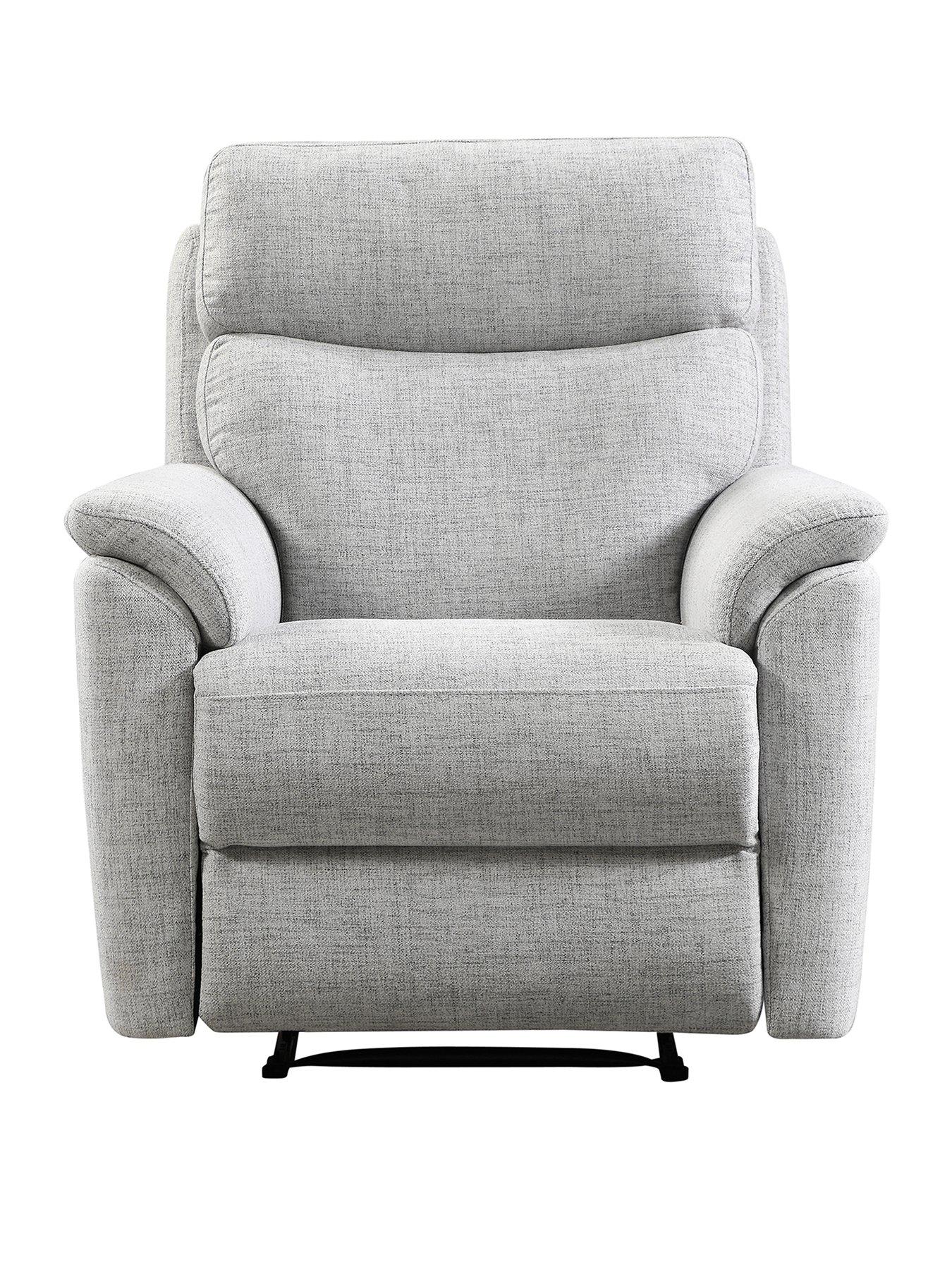 very-home-linea-fabric-manual-recliner-armchair