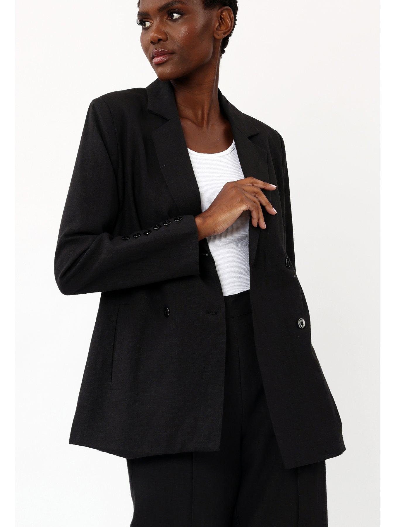 religion-religion-tailored-blazer-black