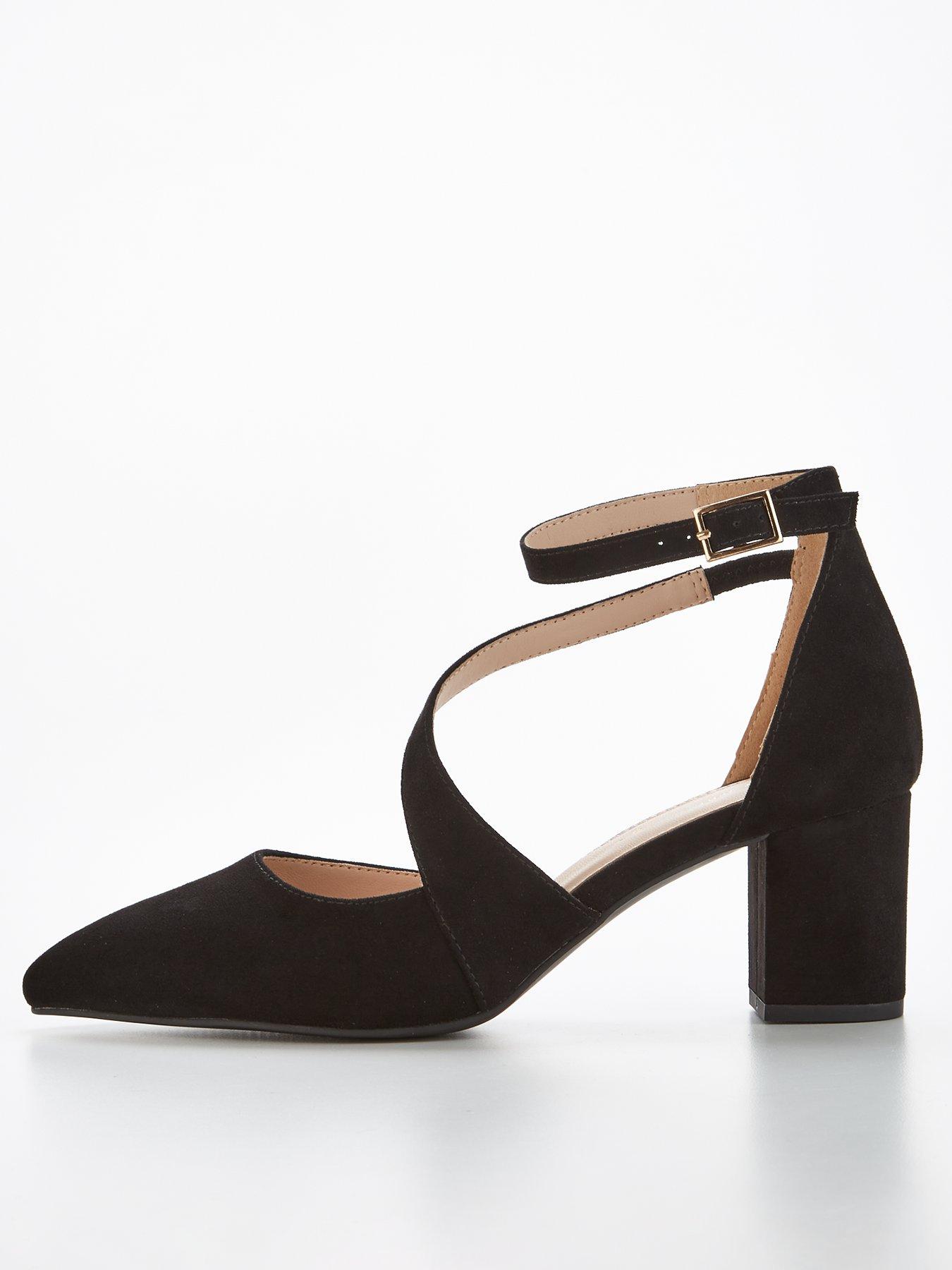 Mid block hotsell heel shoes