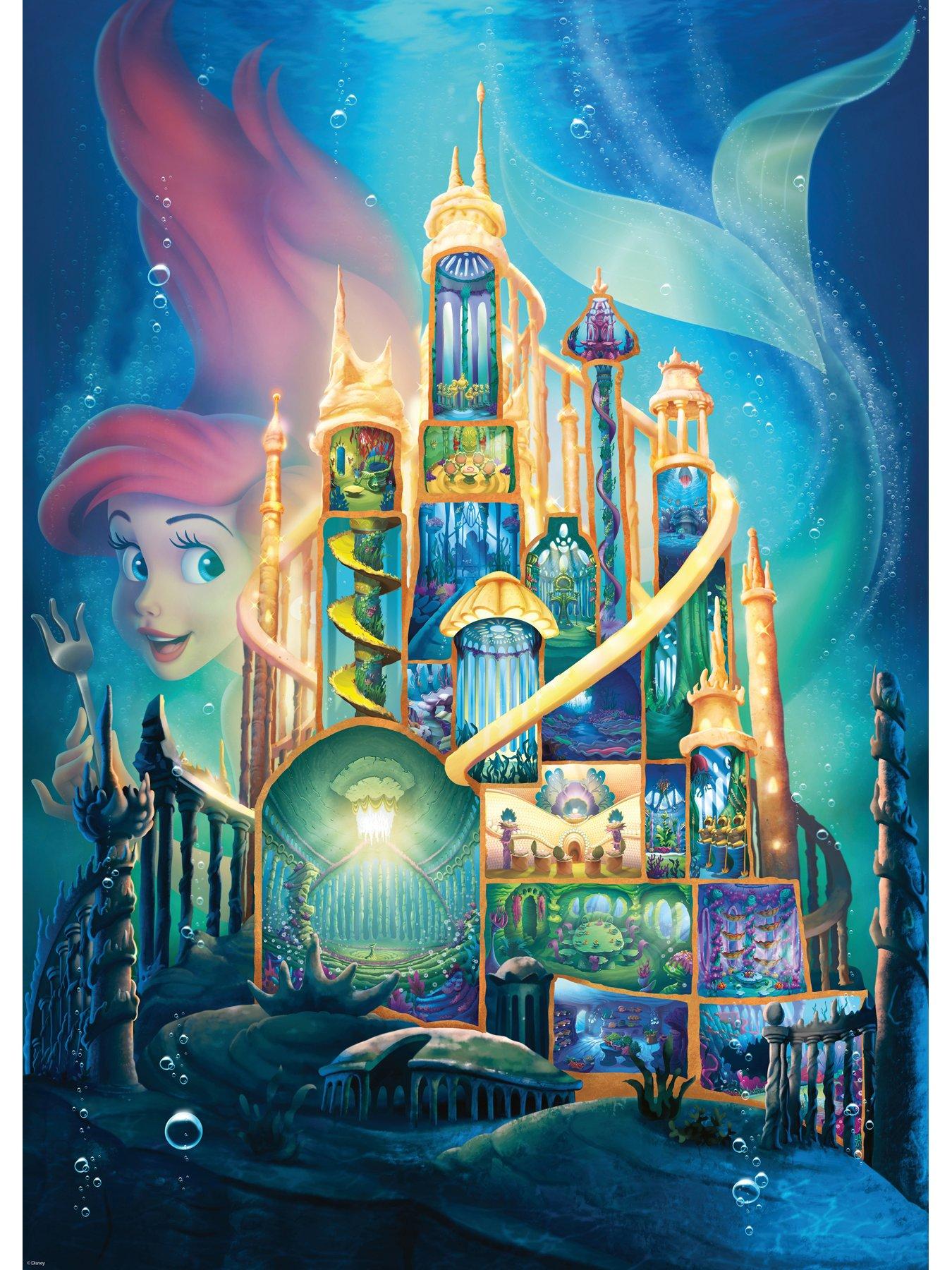 Image 1 of 7 of Ravensburger Ravensburger Disney Castles - Ariel 1000 piece Jigsaw Puzzle