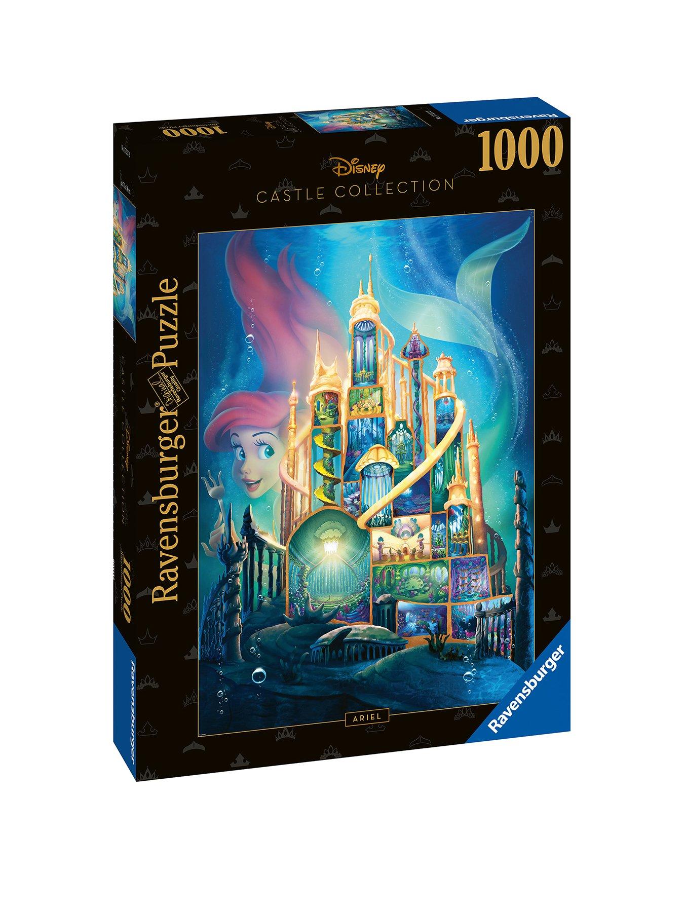 Image 2 of 7 of Ravensburger Ravensburger Disney Castles - Ariel 1000 piece Jigsaw Puzzle