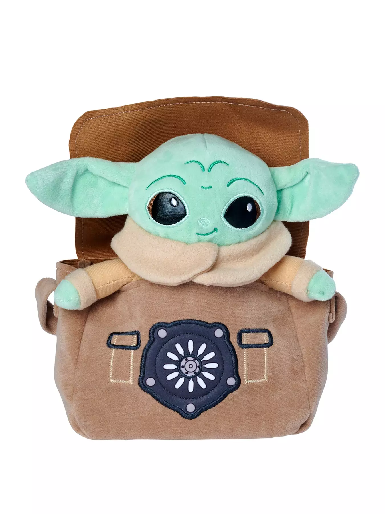 Star Wars The Mandalorian The Child Talking Baby Yoda Plush Stuffed Toy,  7.5-In, Age 3+