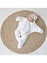 clair-de-lune-star-fleece-baby-wrap-blanket-0-6-months-creamdetail