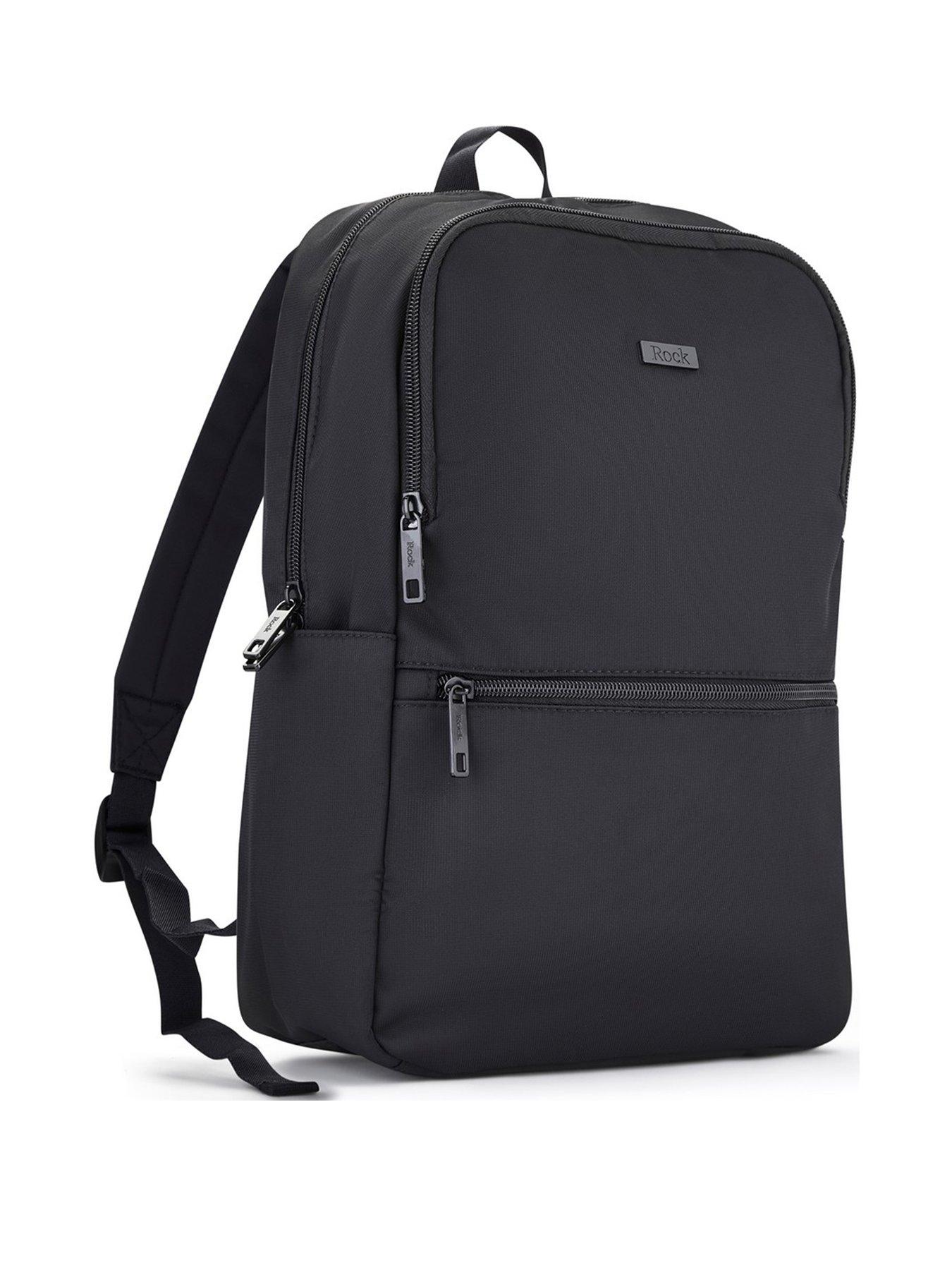 rock-luggage-platinum-lightweight-on-board-under-seat-compliant-backpack-blackfront