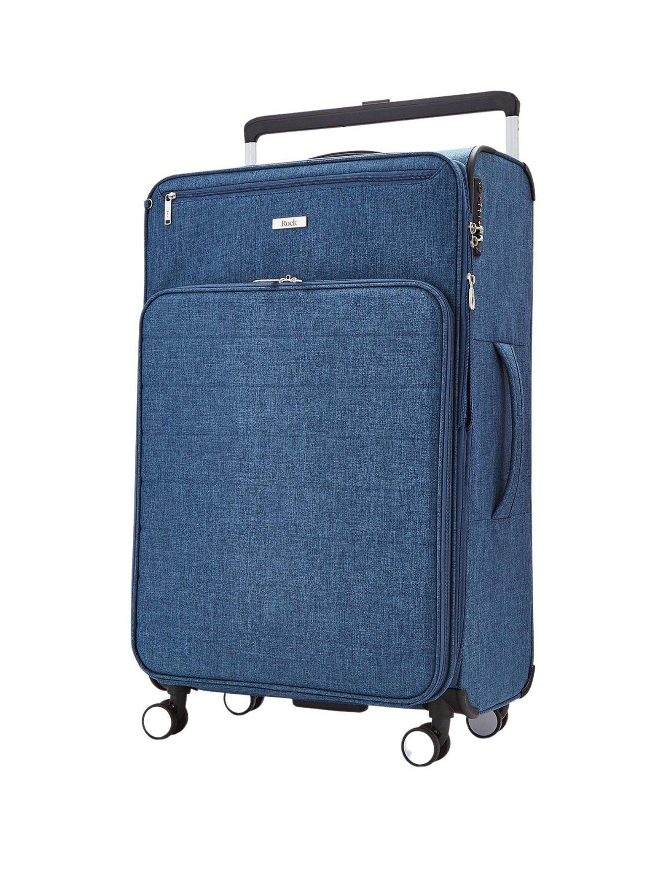 rock-luggage-rocklite-dlx-8-wheel-soft-unique-lightweight-large-suitcase-denim-blue