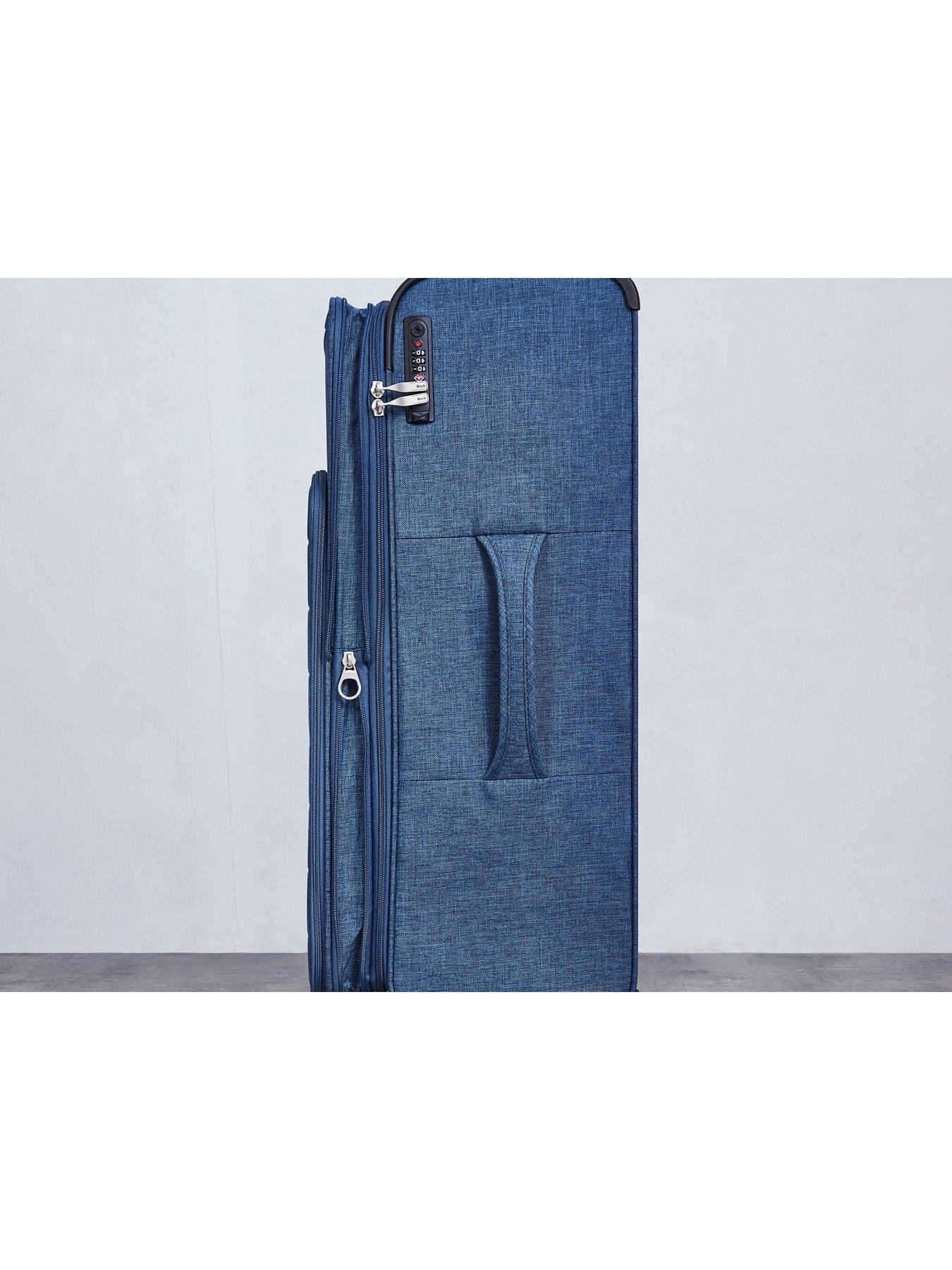 rock-luggage-rocklite-dlx-8-wheel-soft-unique-lightweight-large-suitcase-denim-bluedetail