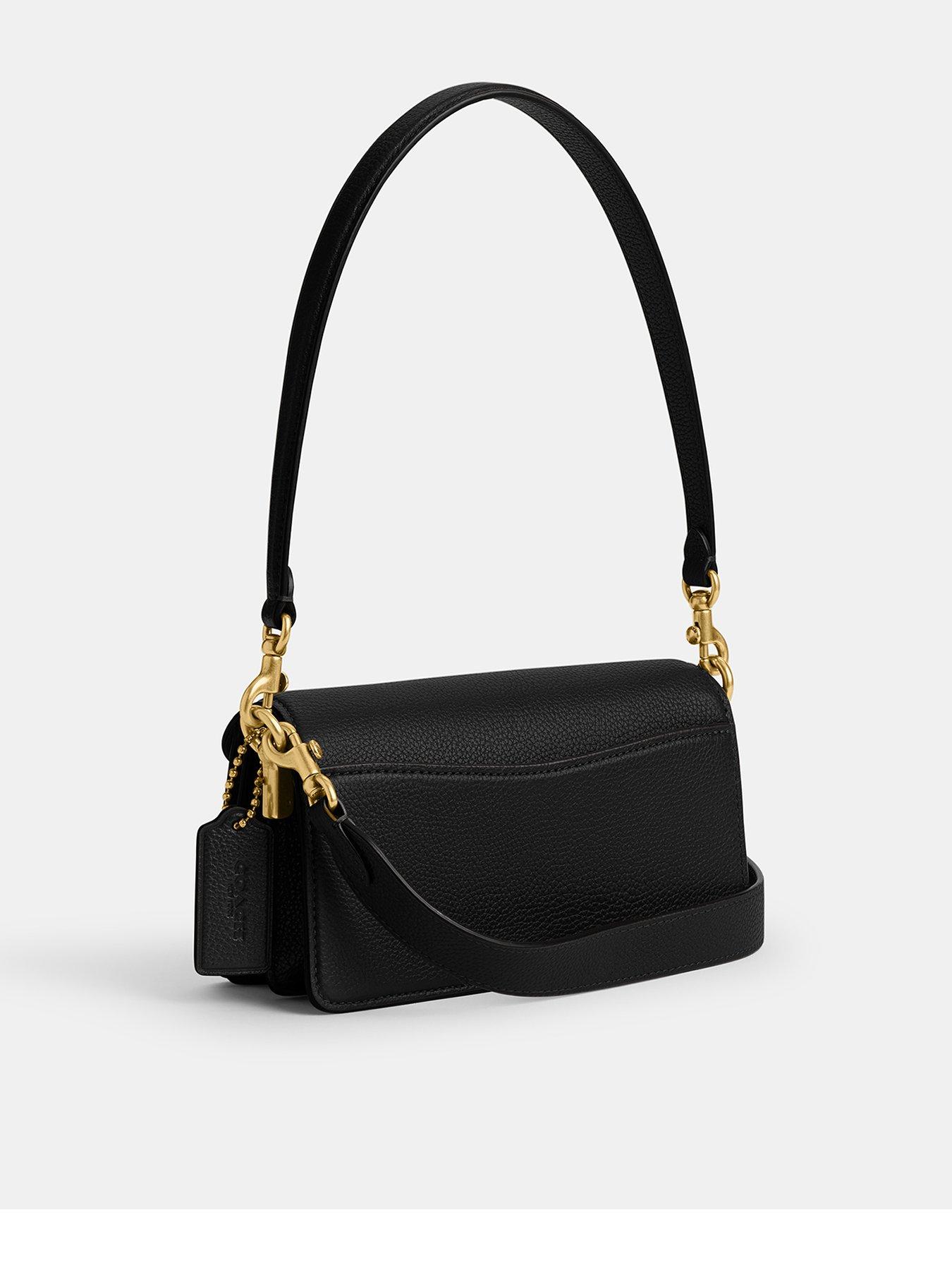 COACH Tabby 26 Refresh Polished Pebble Leather Shoulder Bag Black Very Ireland