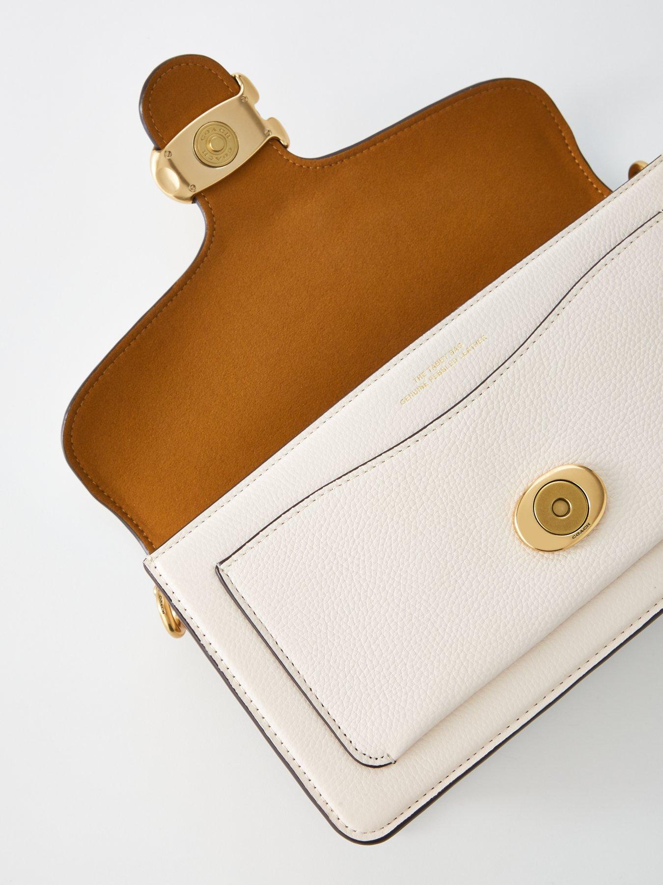 Image 5 of 6 of COACH Tabby 26 Refresh Polished Pebble Leather Shoulder Bag - Chalk