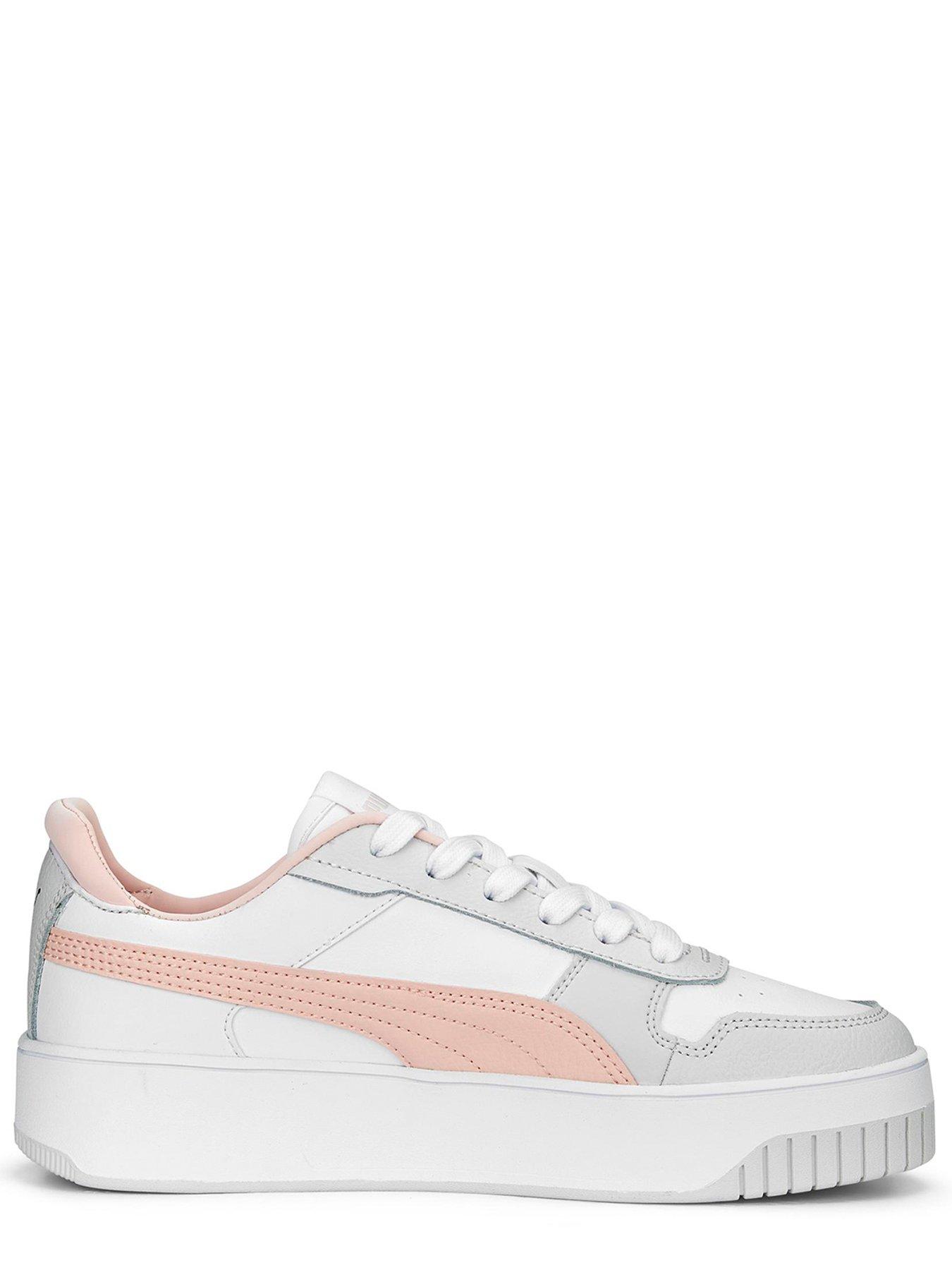 Ladies pink hot sale puma trainers