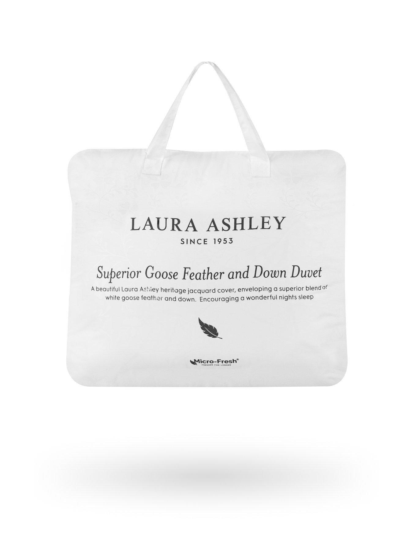 Image 4 of 5 of Laura Ashley Goose Feather and Down 13.5 Tog Duvet - White