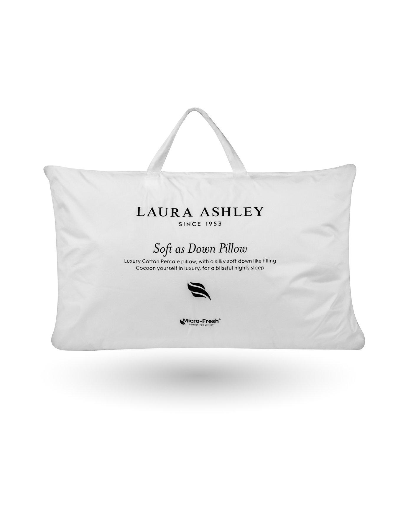 Image 3 of 4 of Laura Ashley Soft As Down Pillow - White
